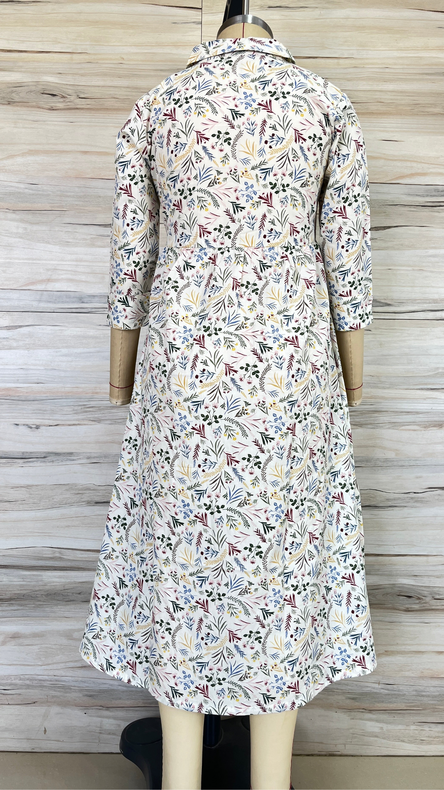 Elegant A-line Floral Dress