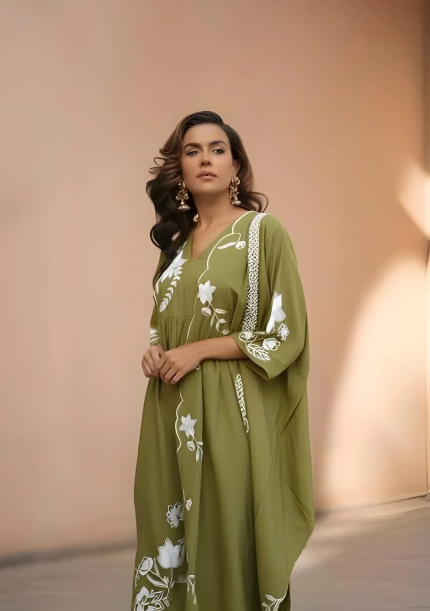 Green Leafy Suit Set