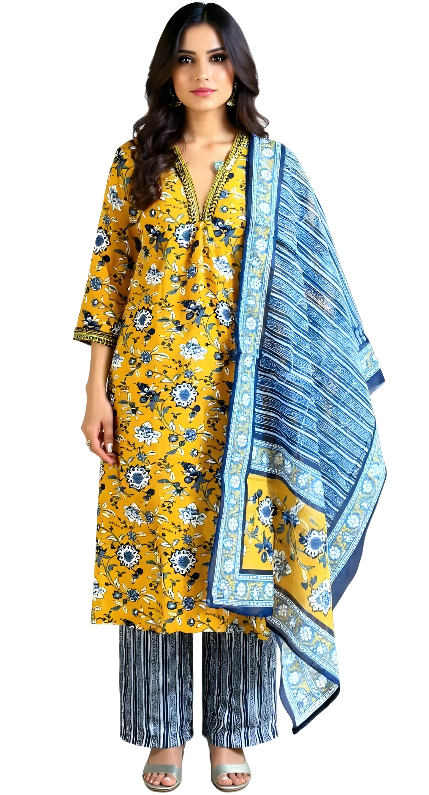 Sunset Glow Dress Suit Set