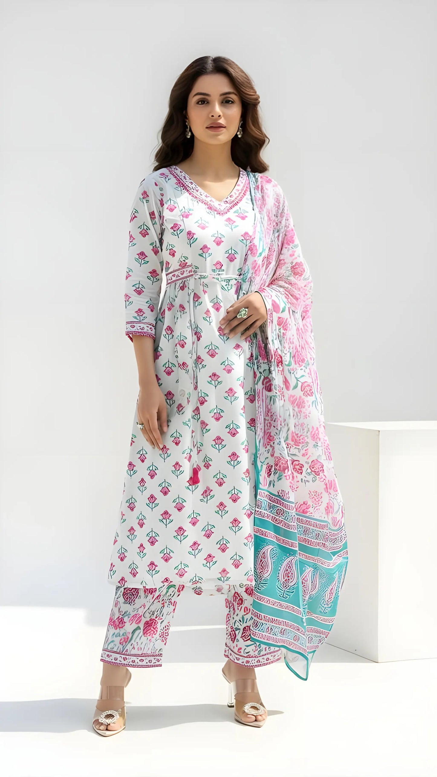 Sky Whisper Dress Suit Set