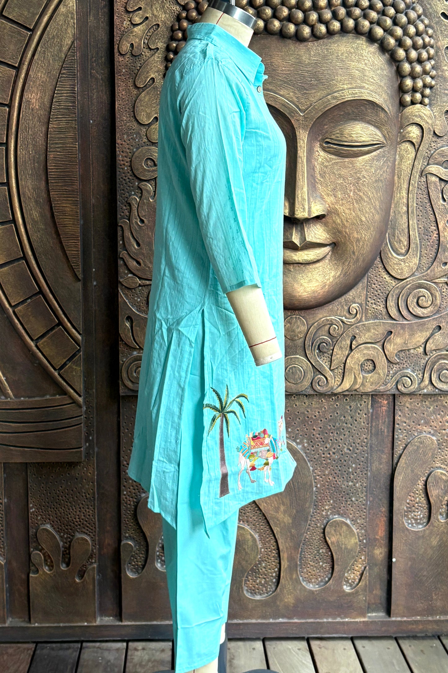 Teal Tropical Coord Set