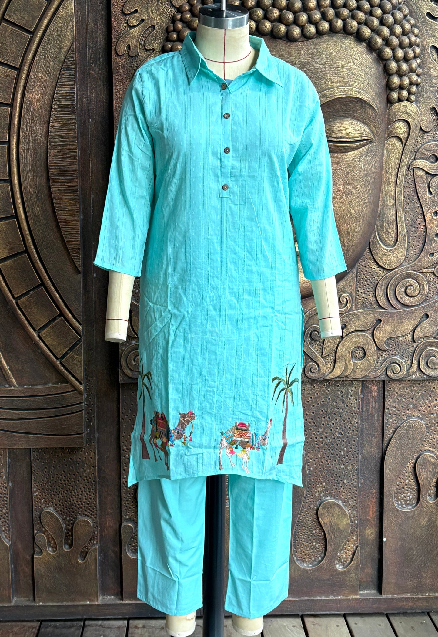 Teal Tropical Coord Set