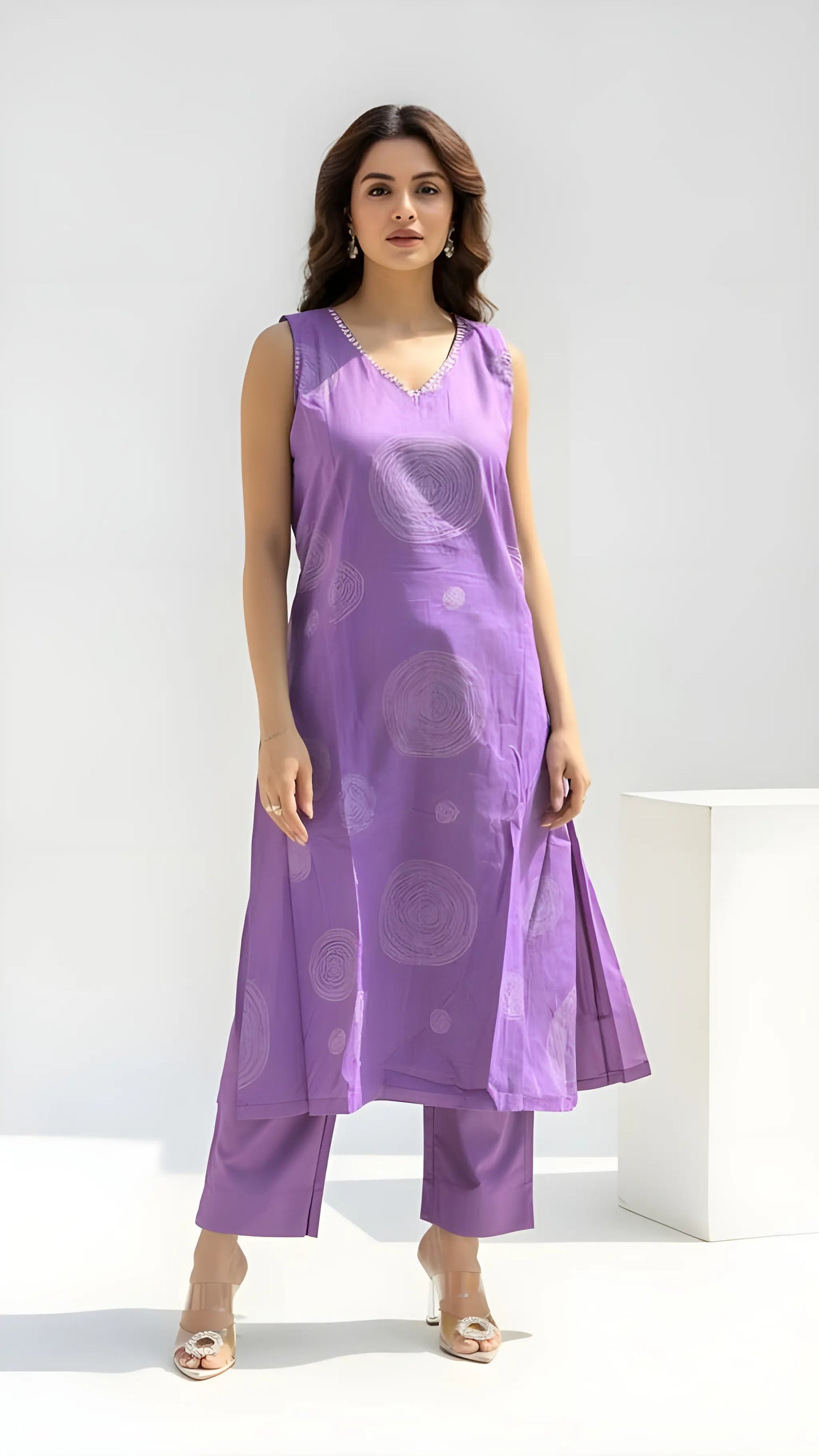 Lavender Round Coord Set