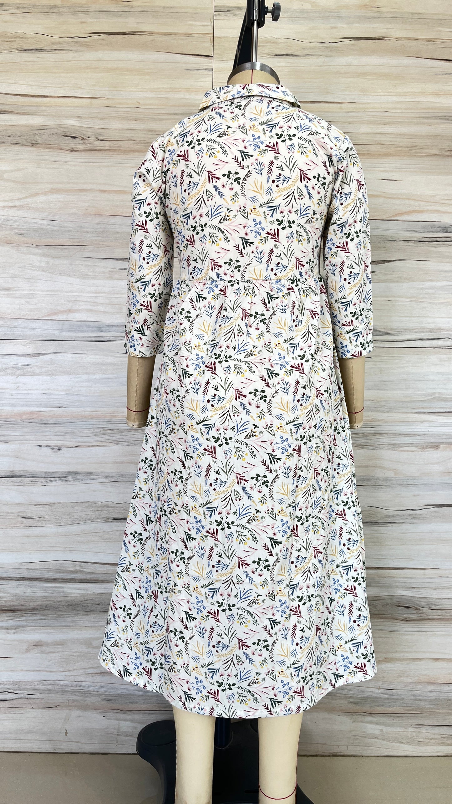 Elegant A-line Floral Dress