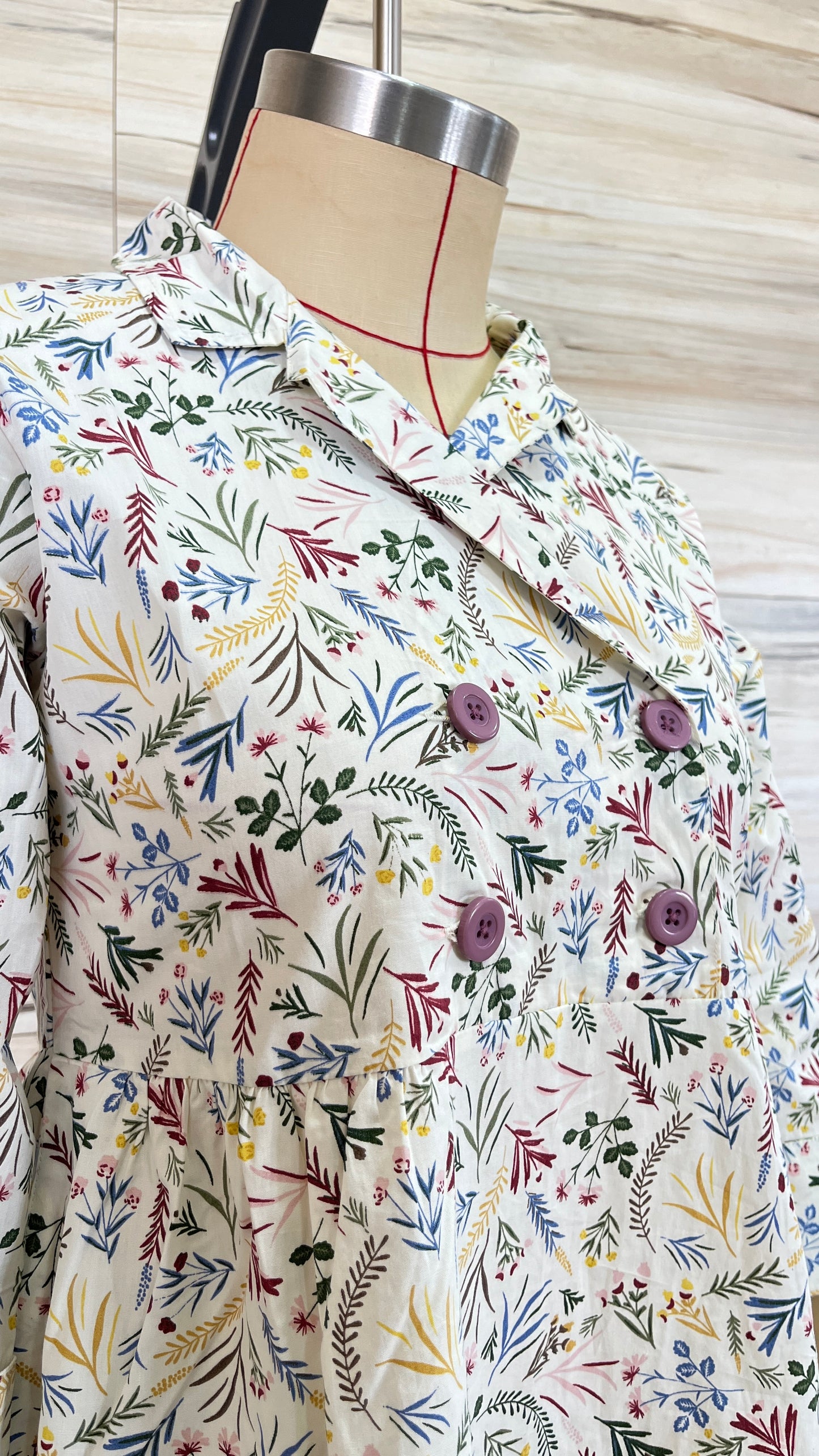Elegant A-line Floral Dress