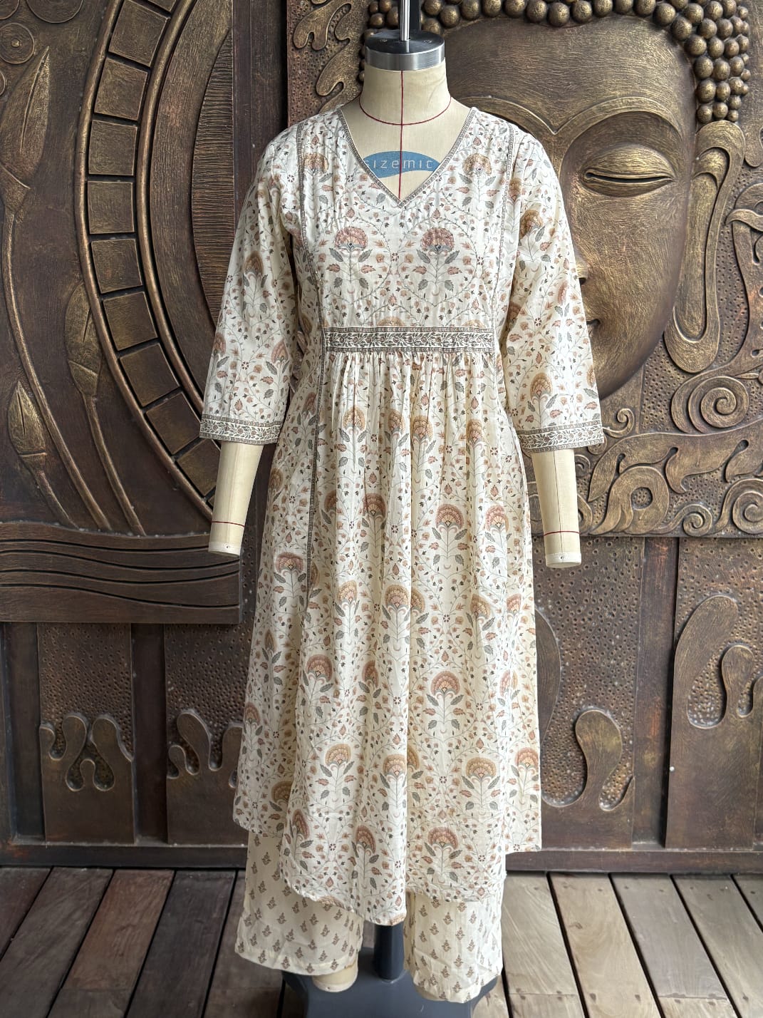 Ivory Motif Suit Set