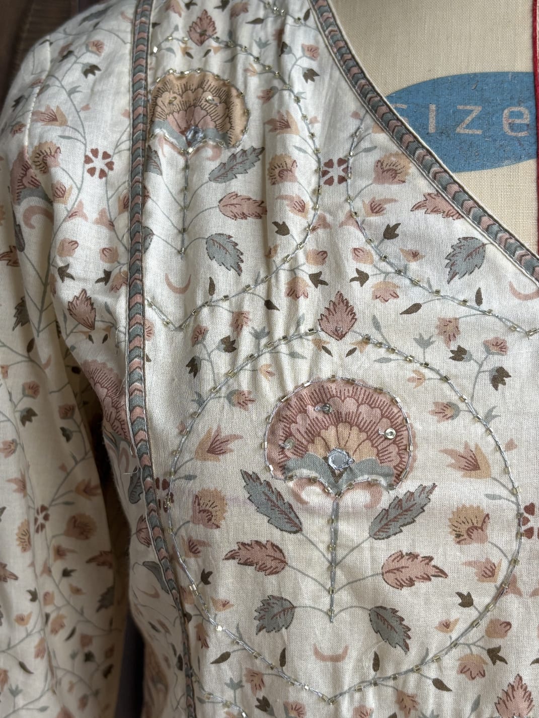 Ivory Motif Suit Set