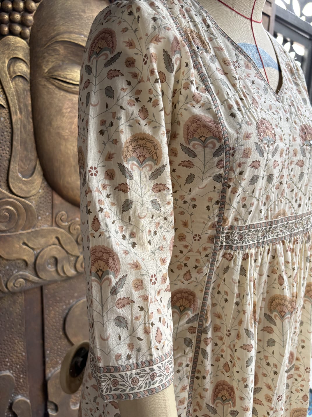 Ivory Motif Suit Set