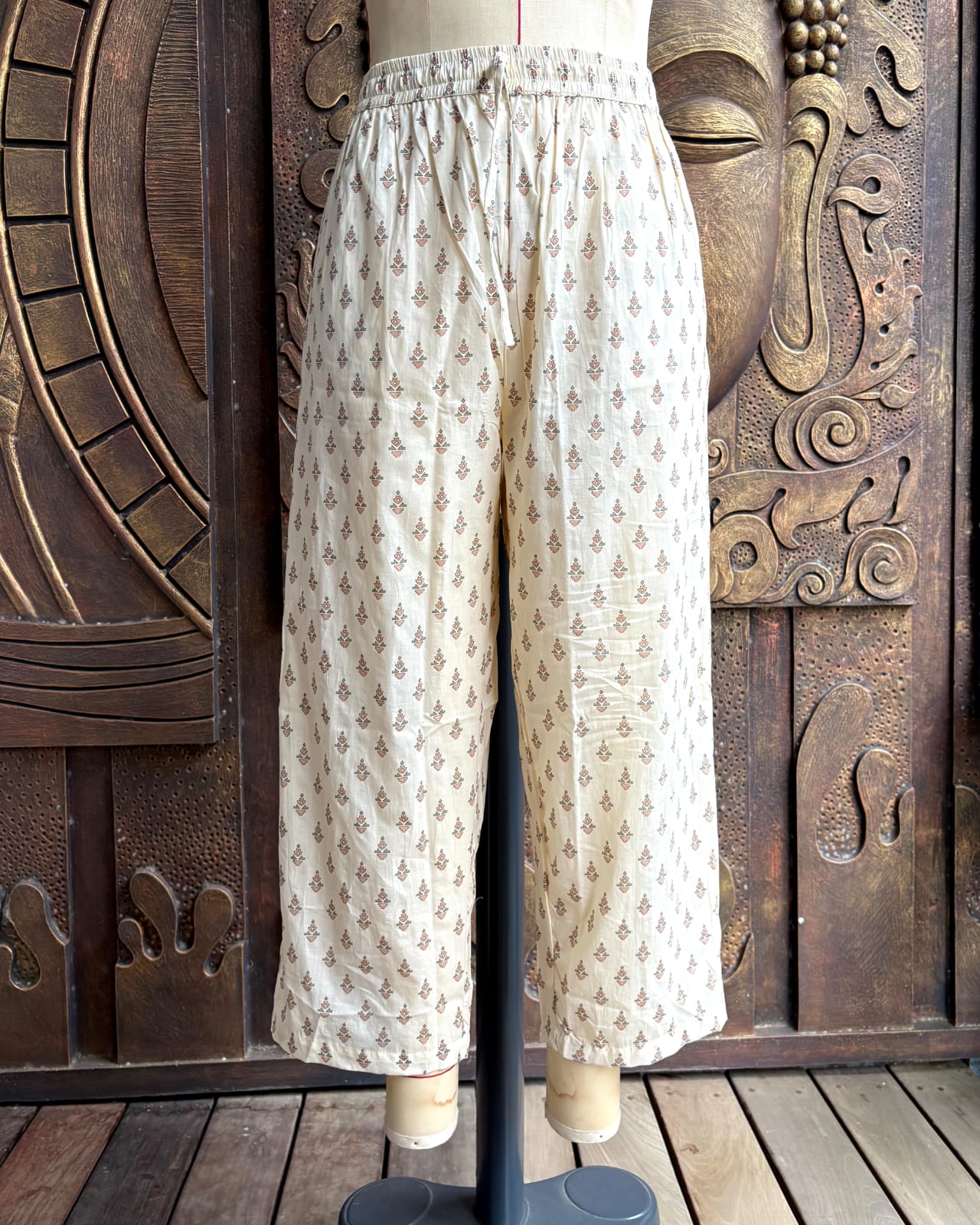 Ivory Motif Suit Set