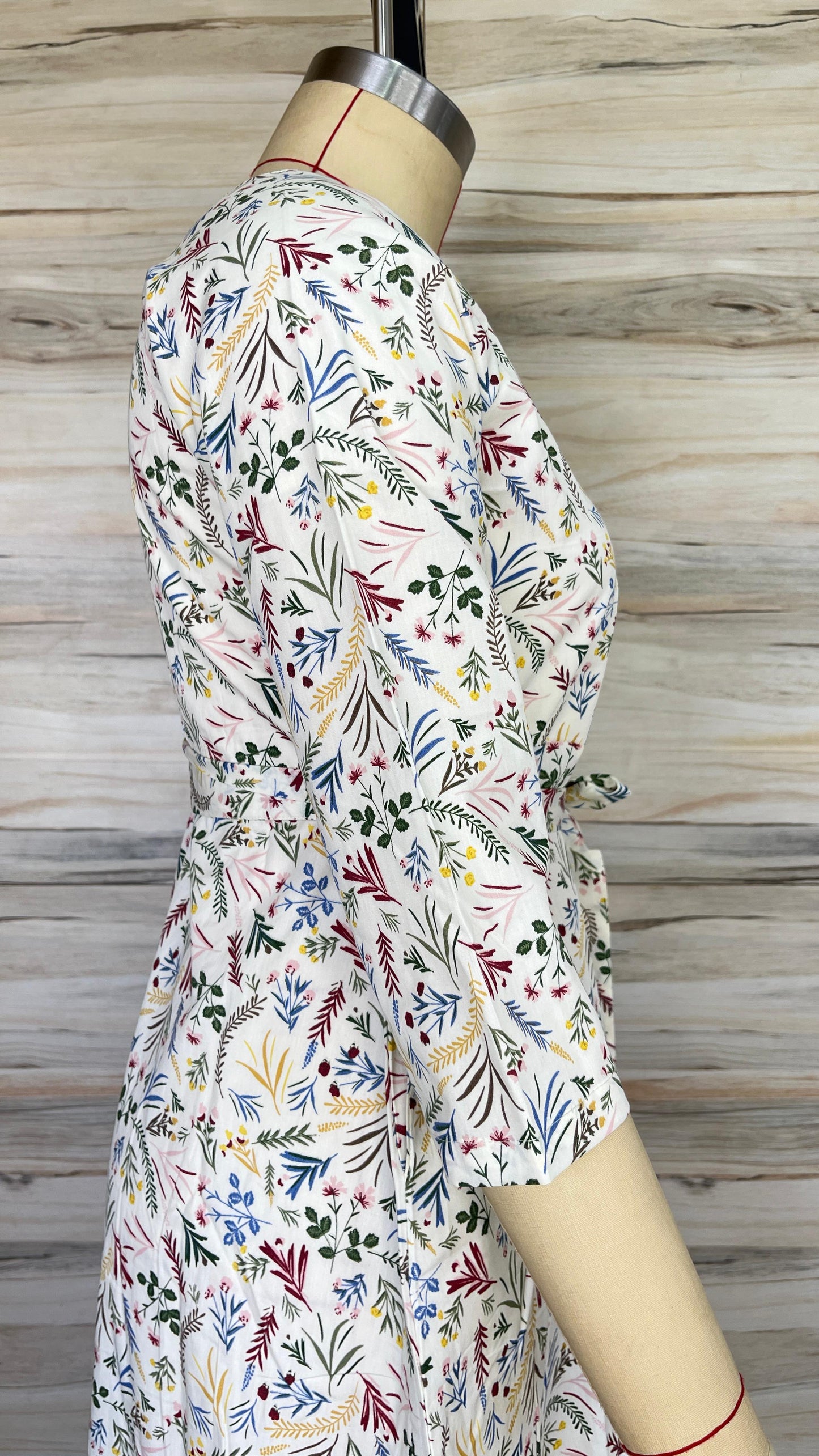 Ecru Floral Maxi Dress