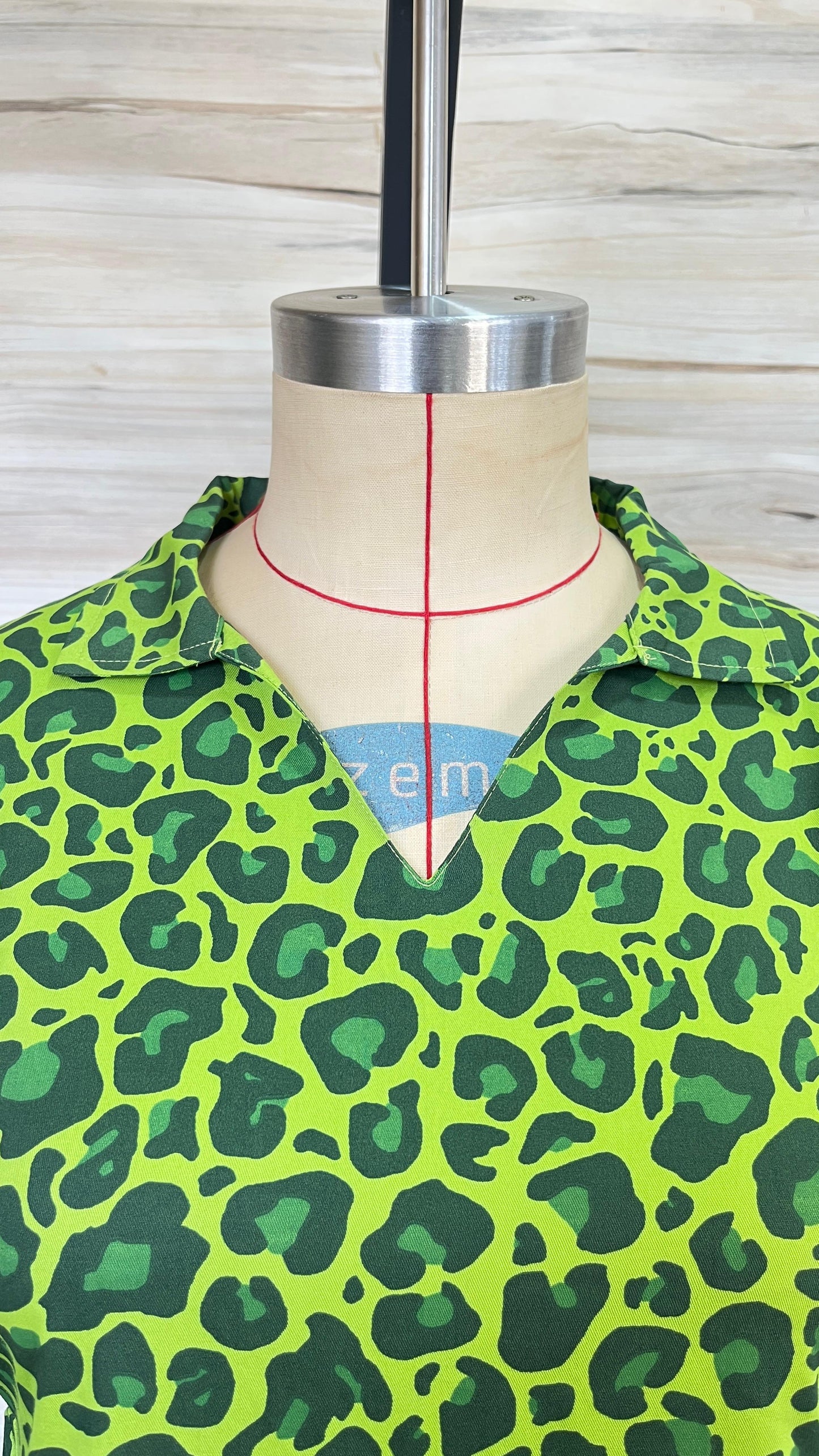 Neon Green Leopard Dress