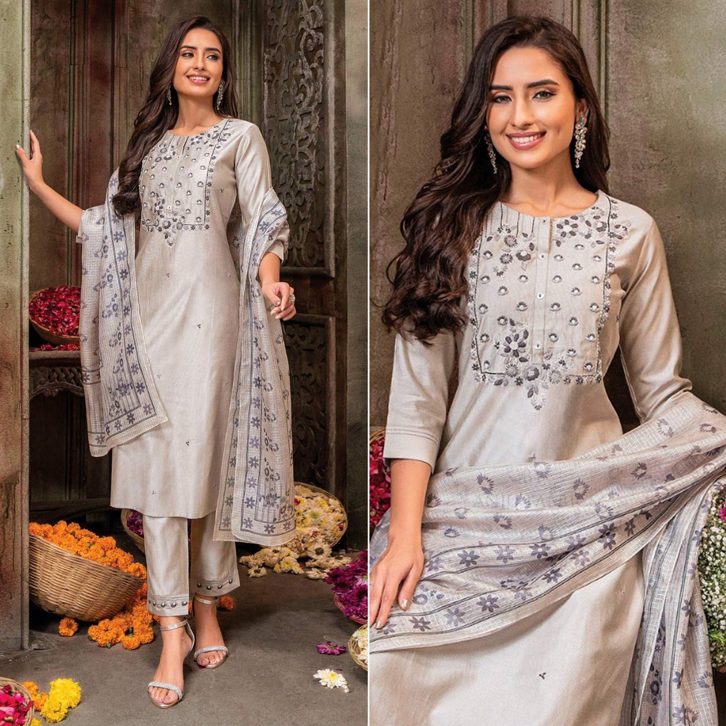 Moonlit Pearl Suit Set