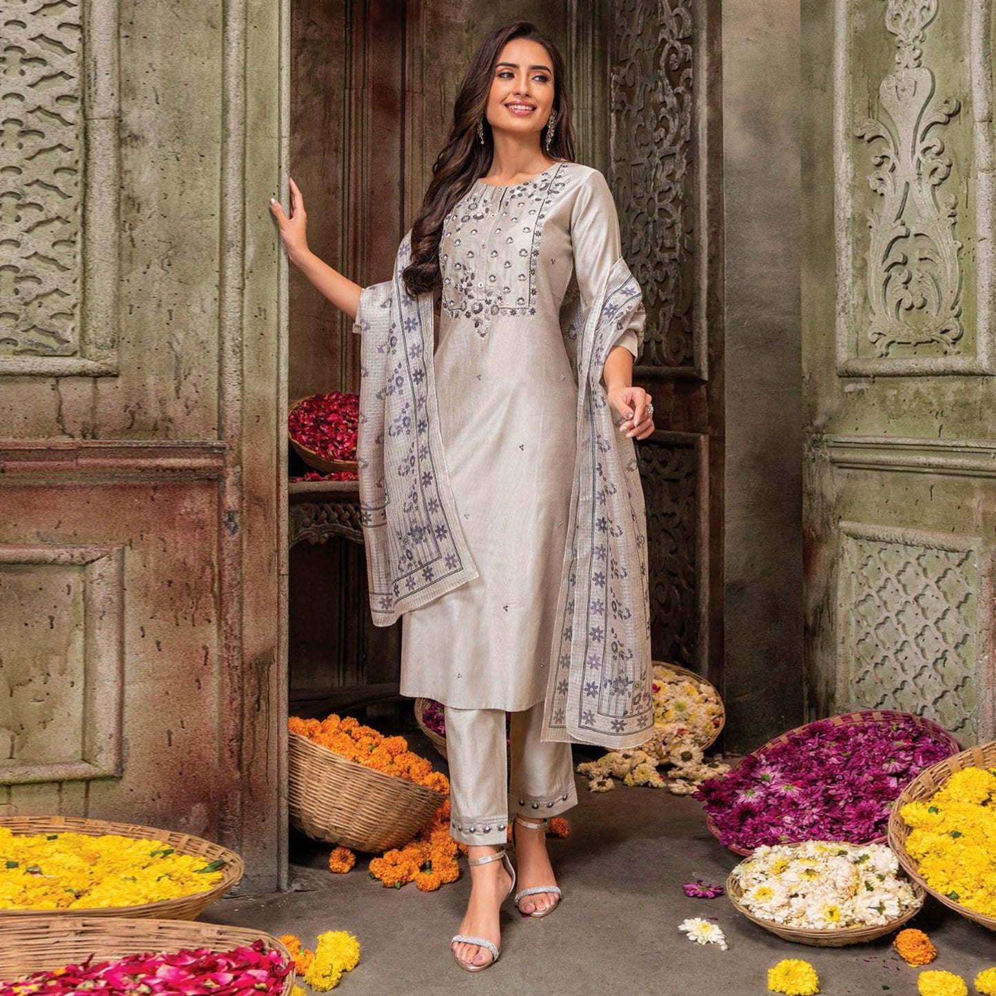 Moonlit Pearl Suit Set