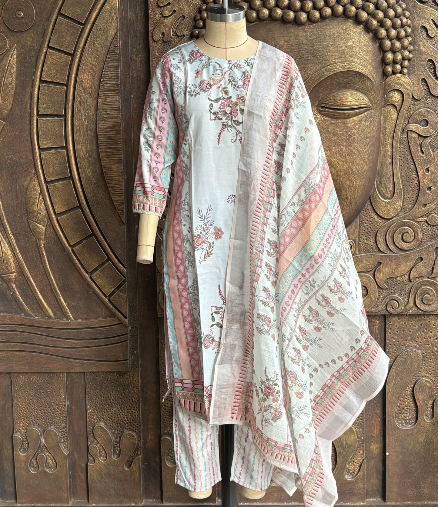 Mint Royal Kurthi Set