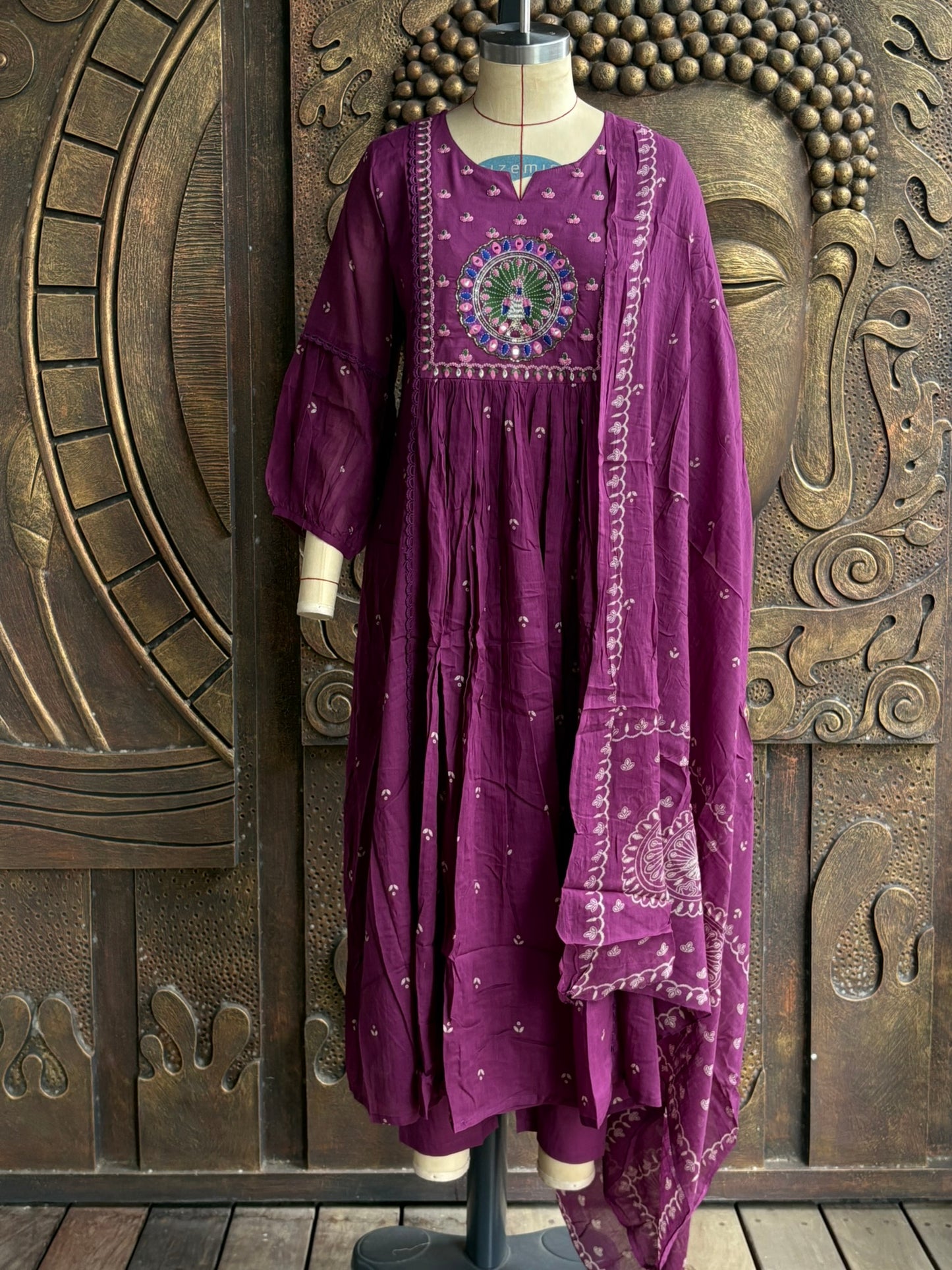 Purple Blossom Suit Set