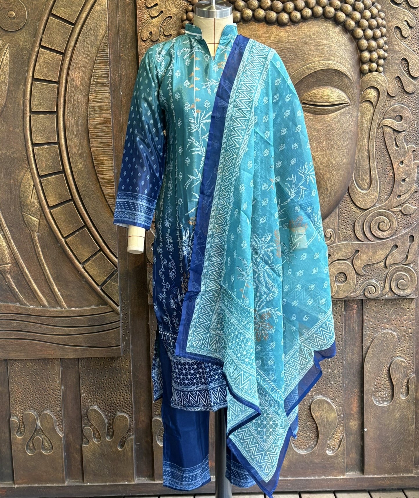 Midnight Teal Luxe Suit Set