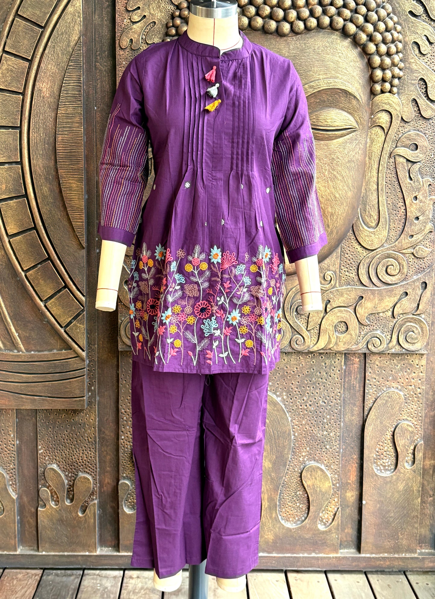Purple Garden Coord Set