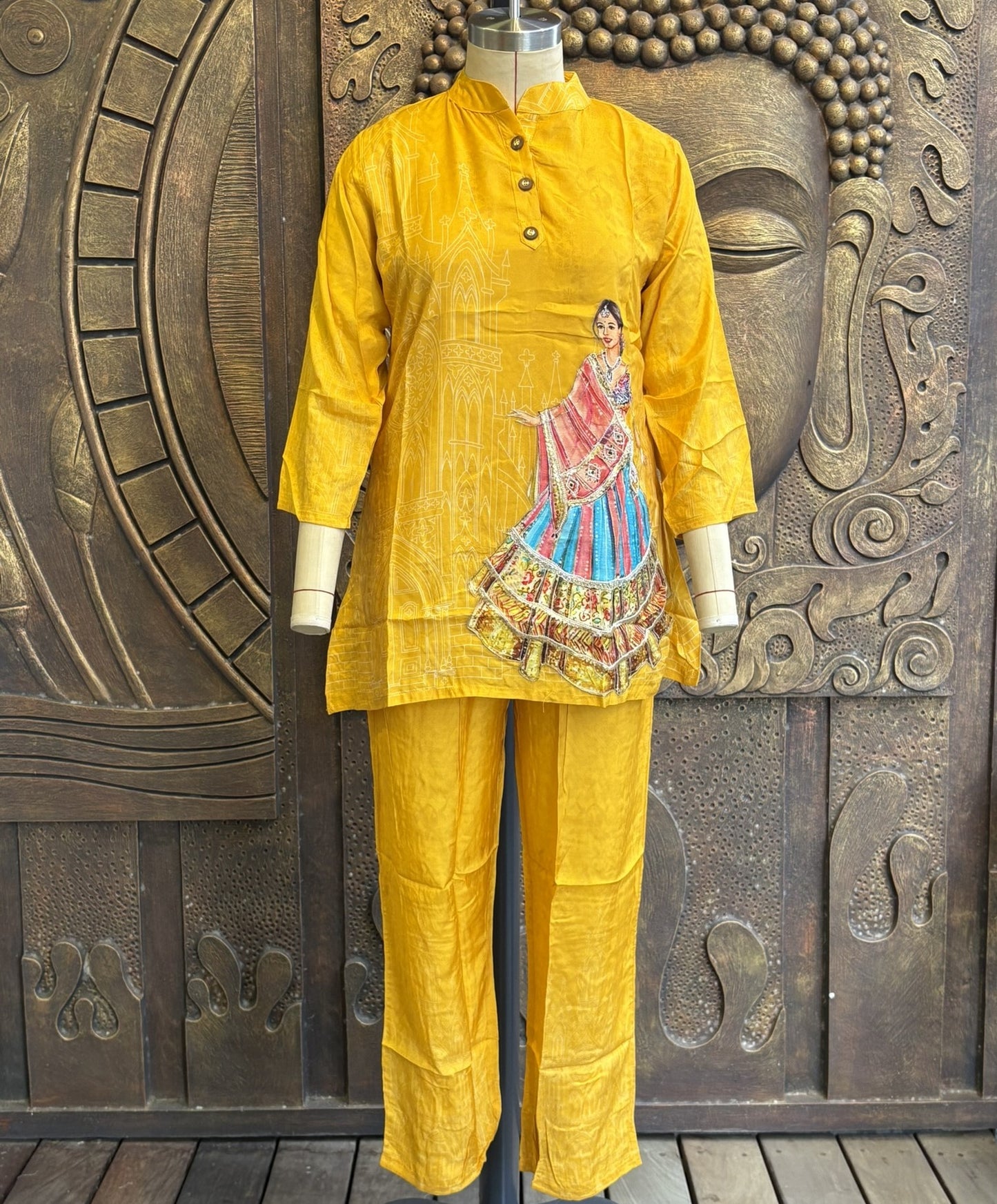 Yellow Maiden Coord Set