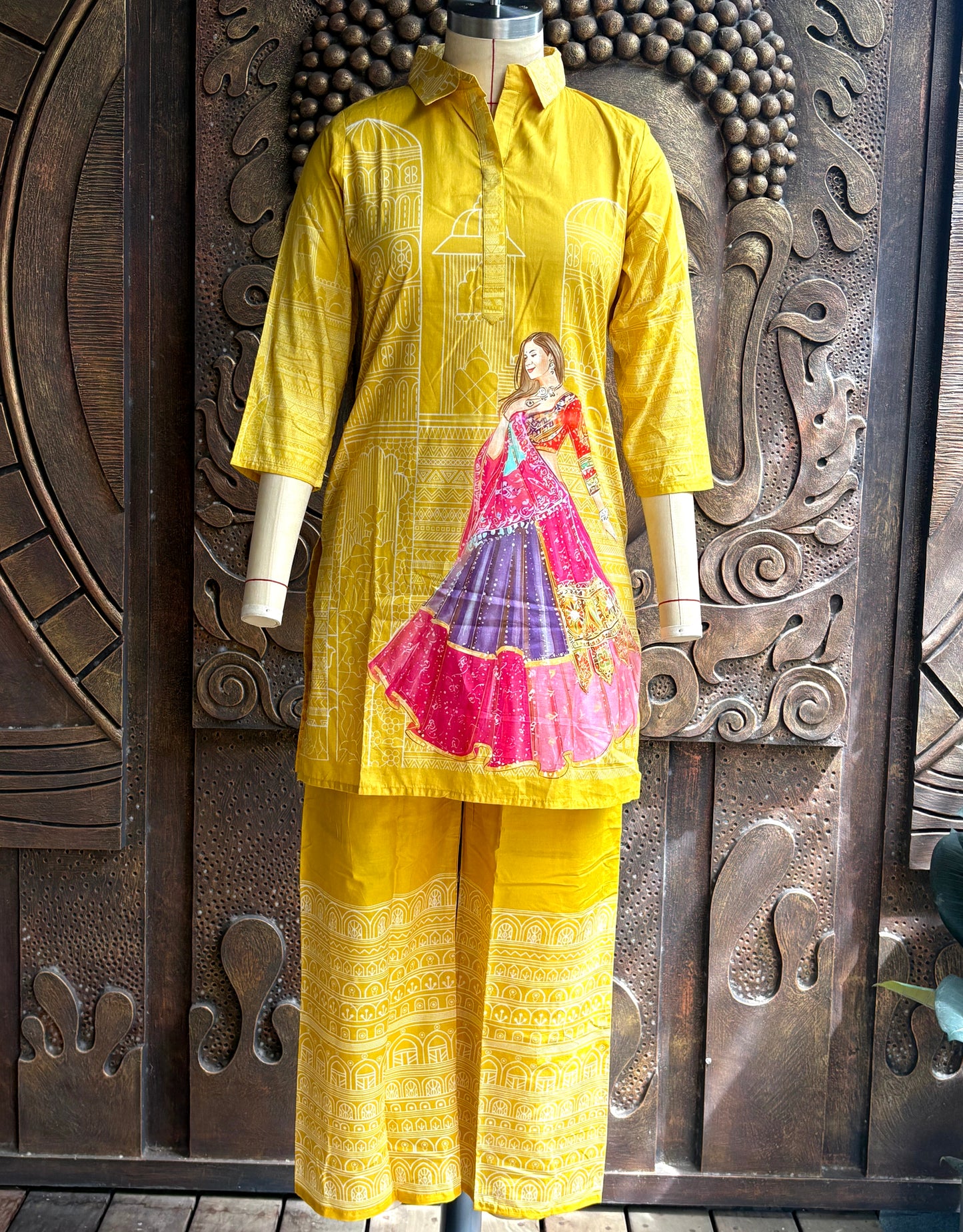 Yellow Heritage Coord Set