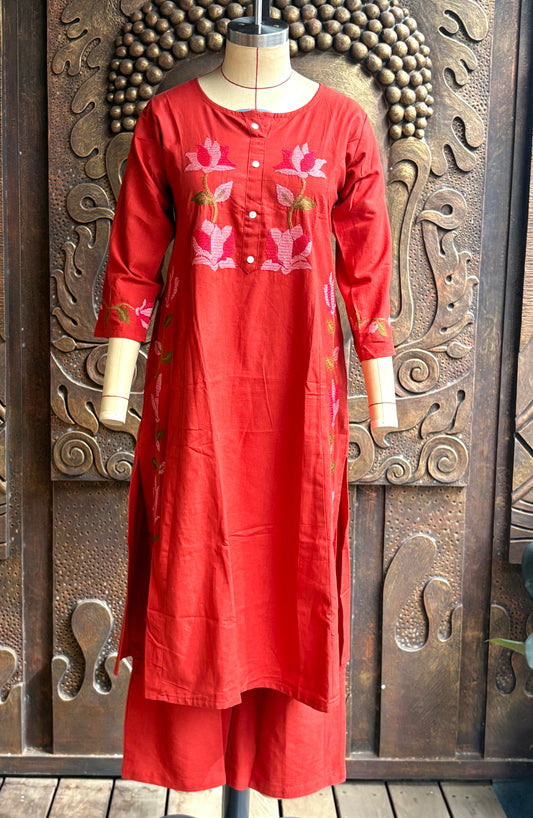 Rust Lotus Coord Set