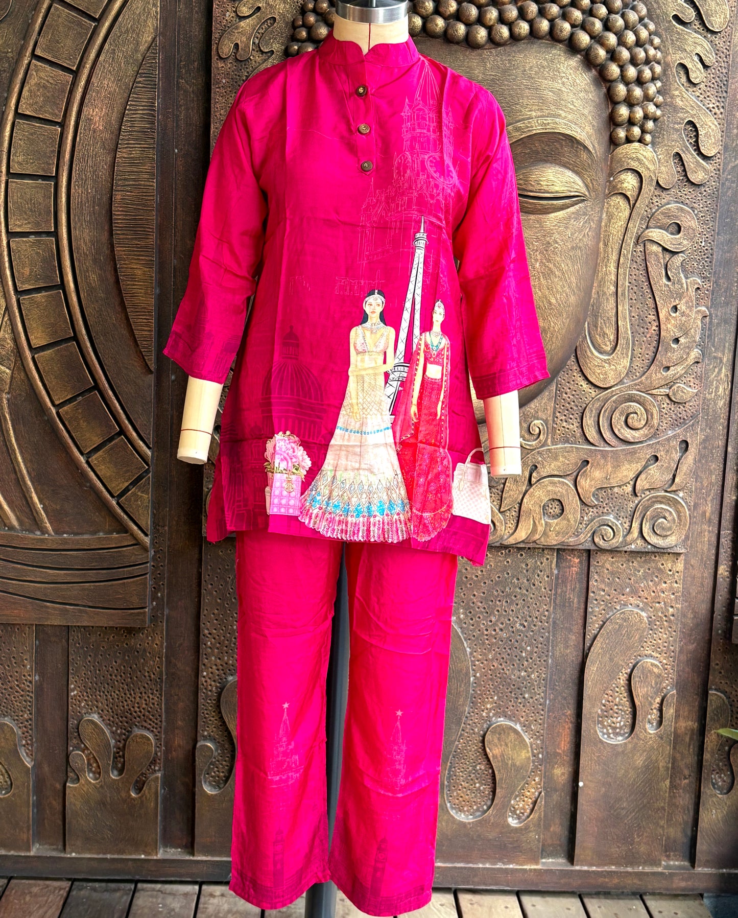 Fuchsia Maiden Coord Set