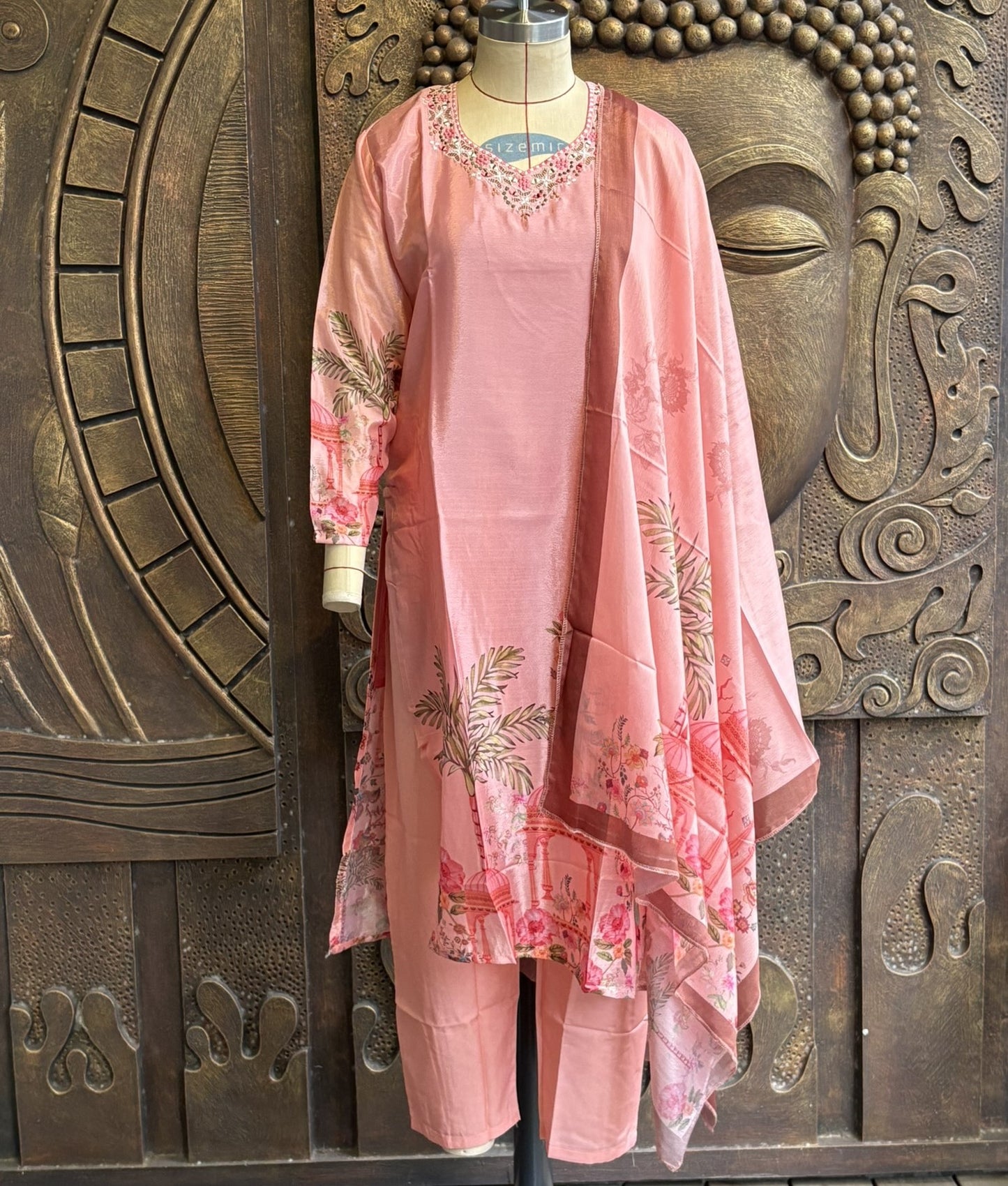 Blush Heritage Kurthi Set