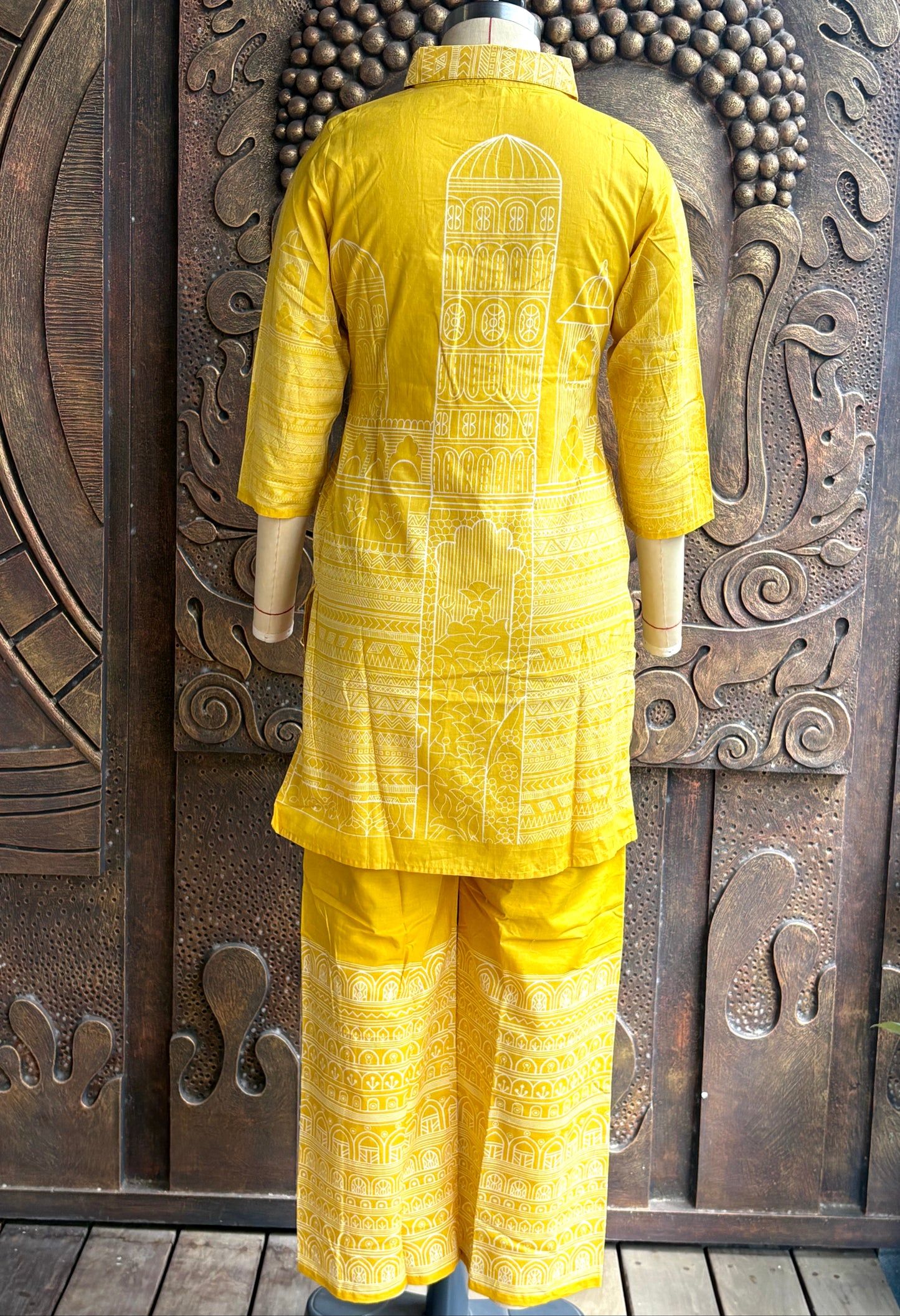 Yellow Heritage Coord Set