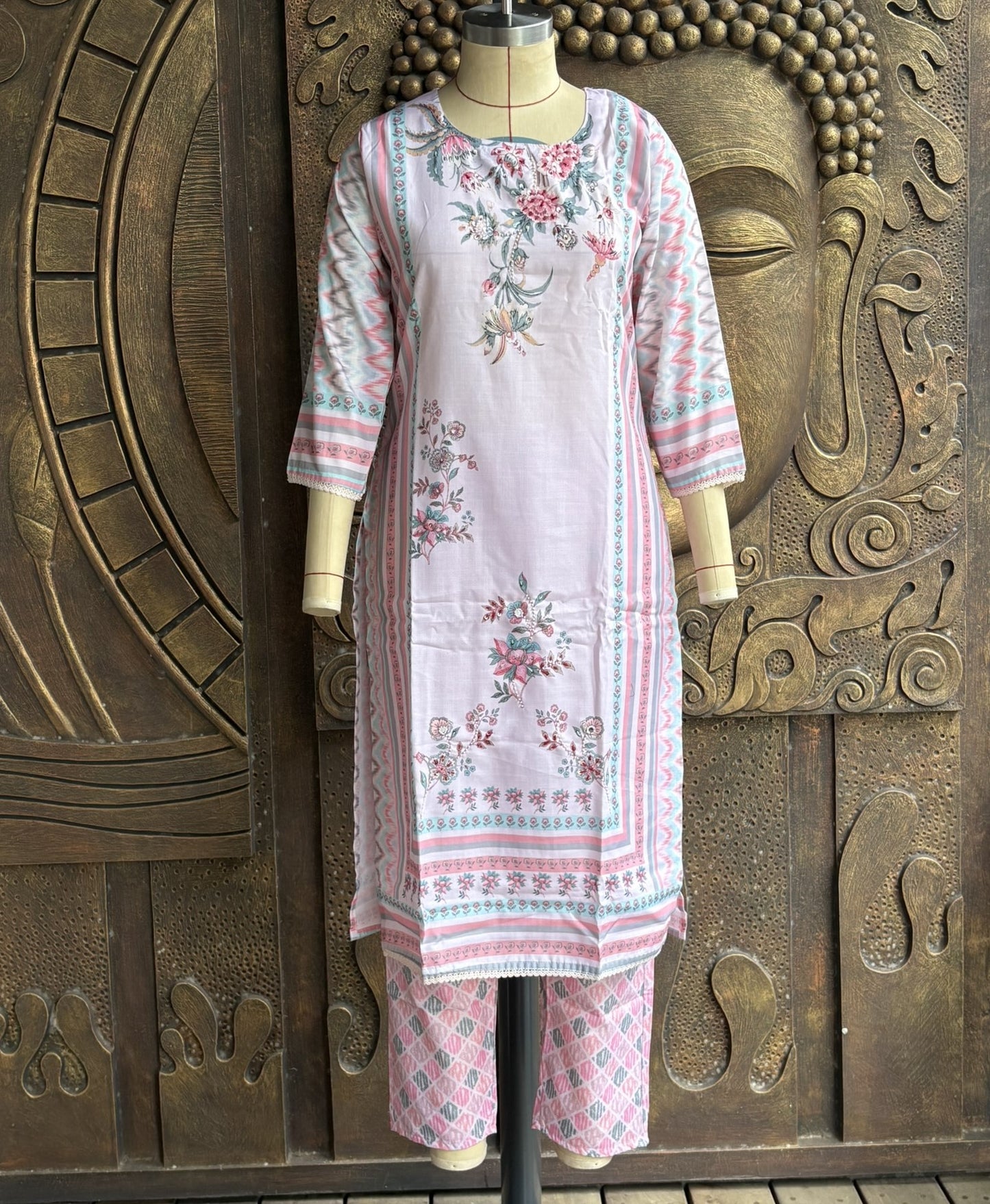 Rose Dew Kurtha Suit Set