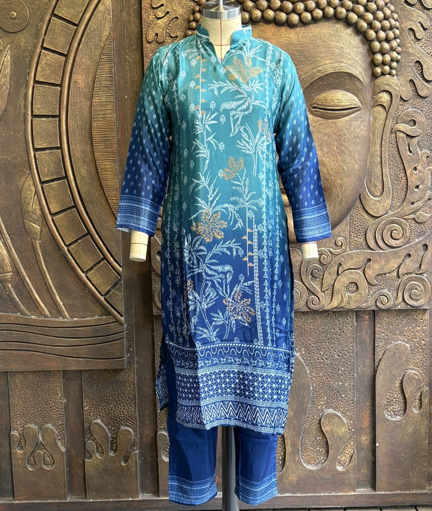 Midnight Teal Luxe Suit Set