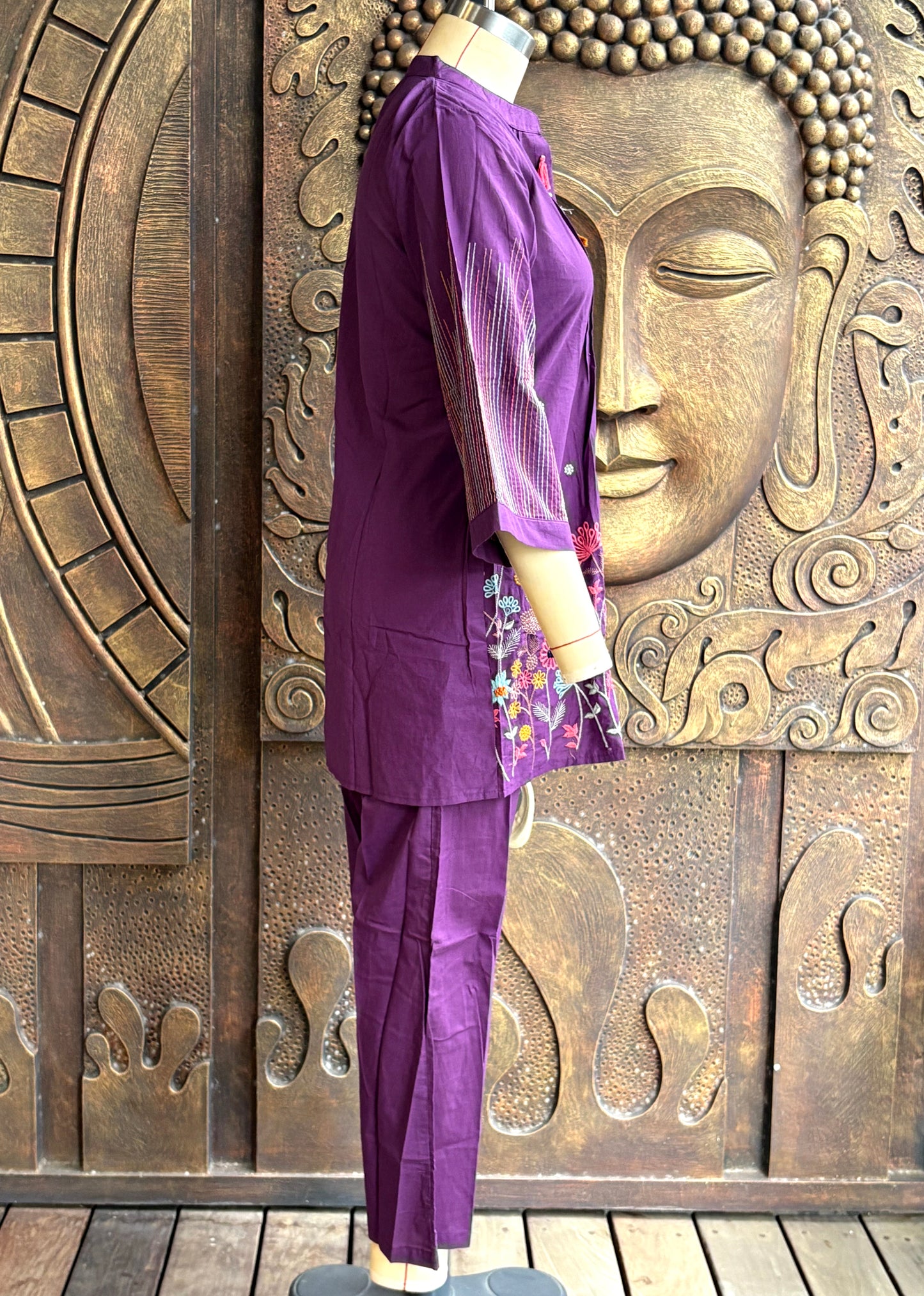 Purple Garden Coord Set