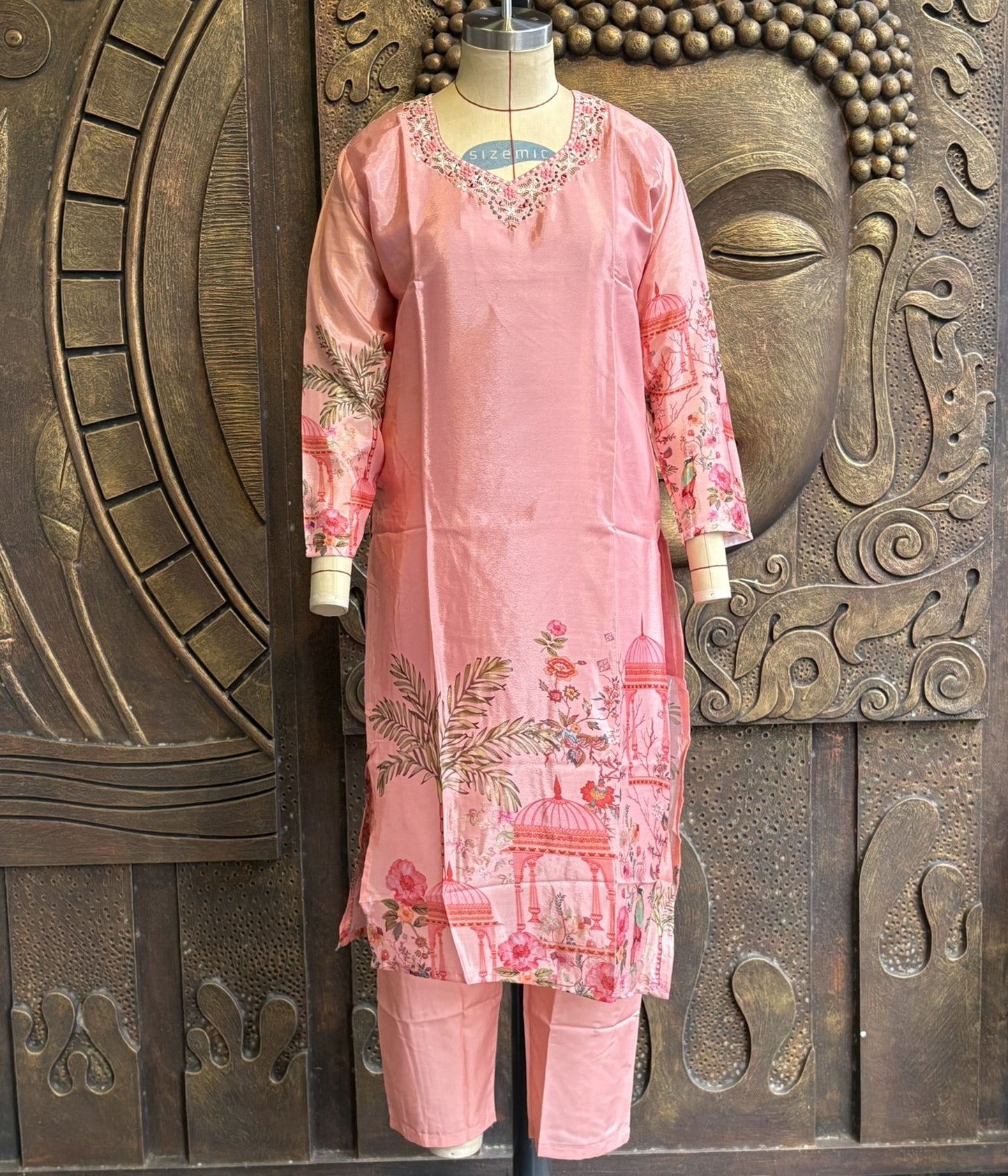 Blush Heritage Kurthi Set