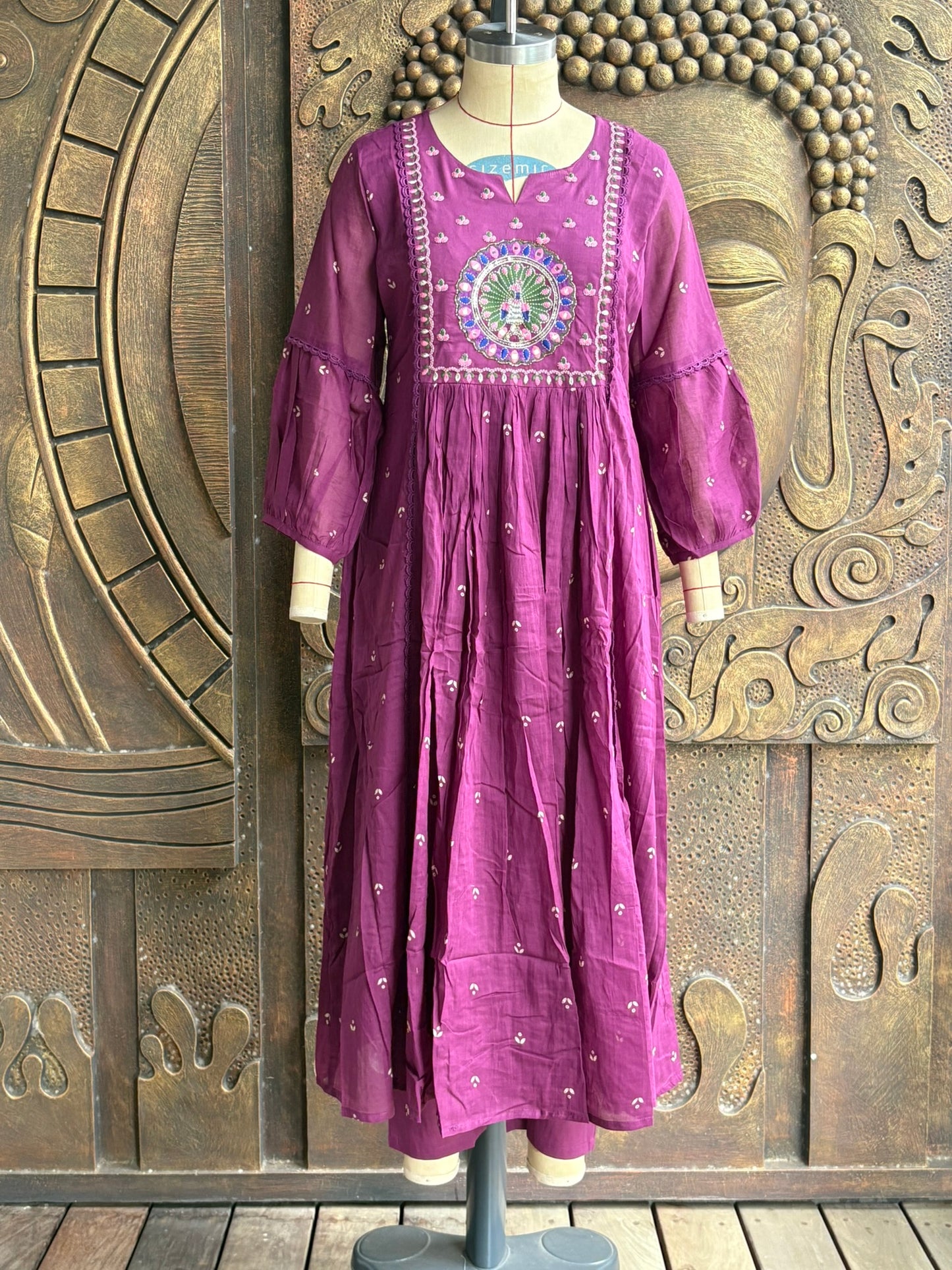 Purple Blossom Suit Set
