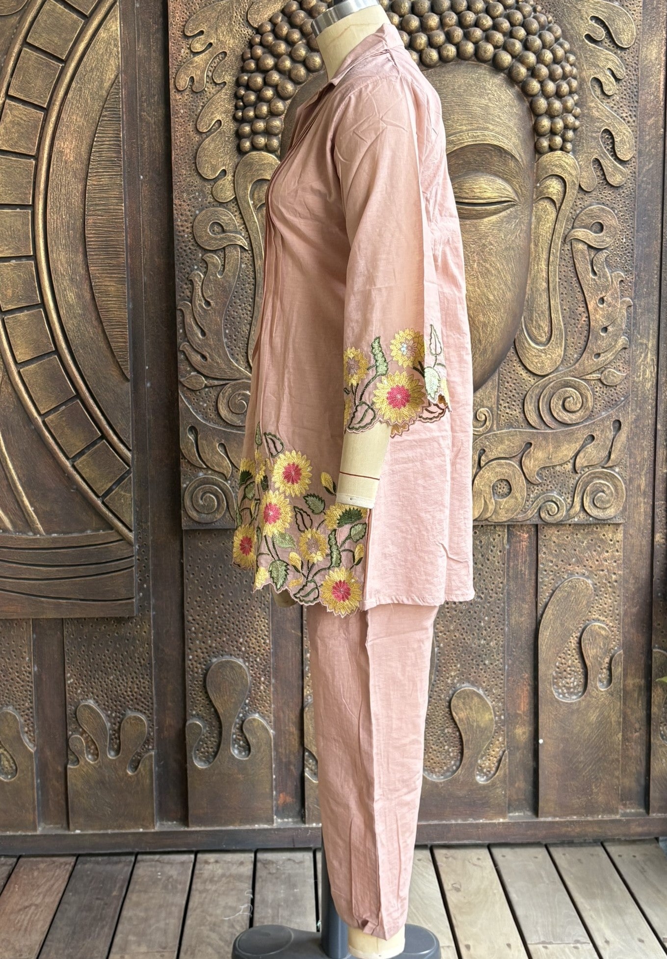 Peach Garden Coord Set
