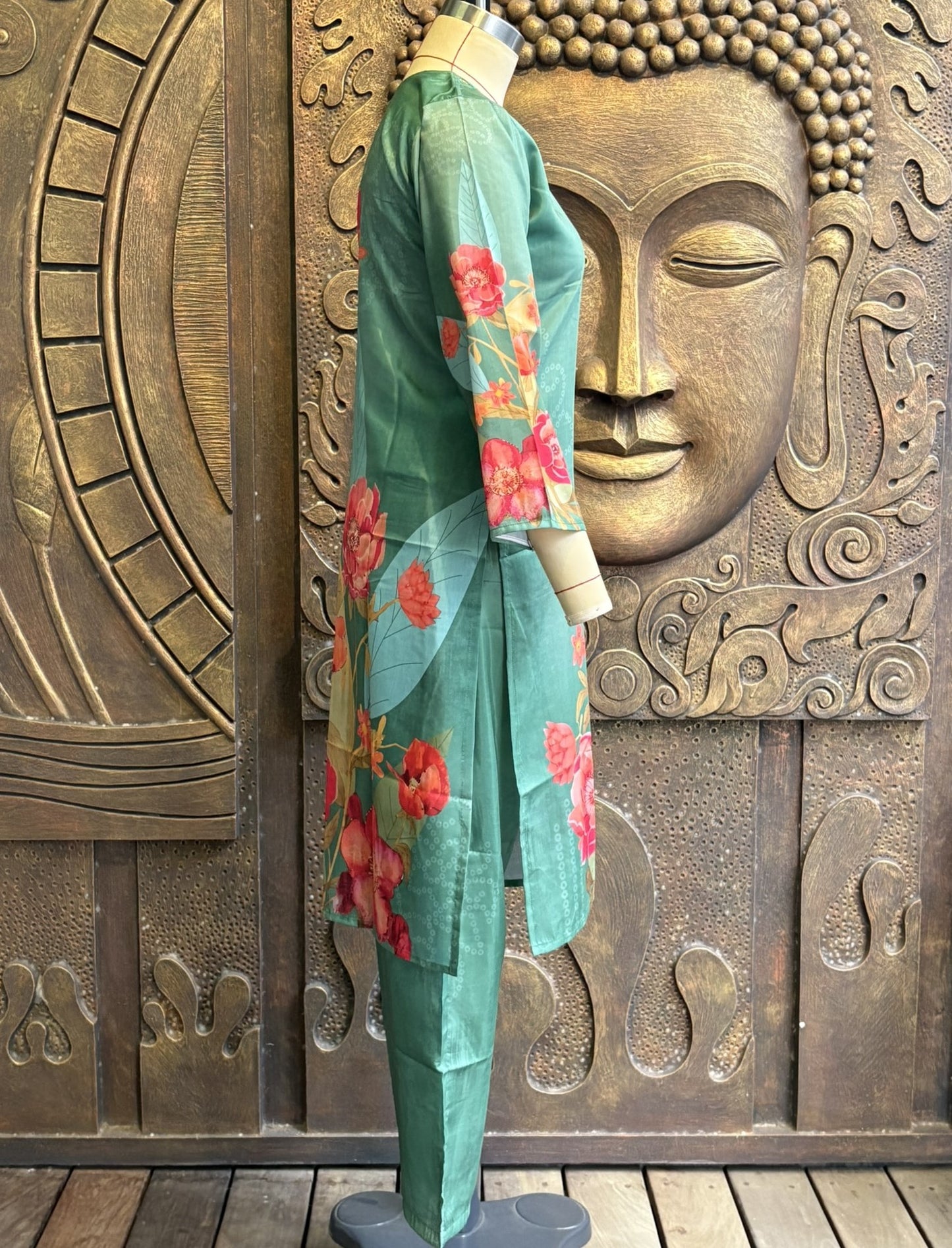 Teal Bloom Coord Set - Gajal