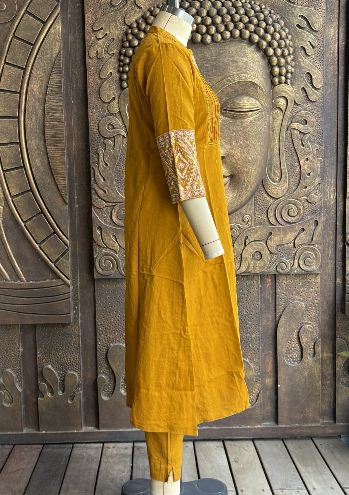 Mustard Floral Coord Set