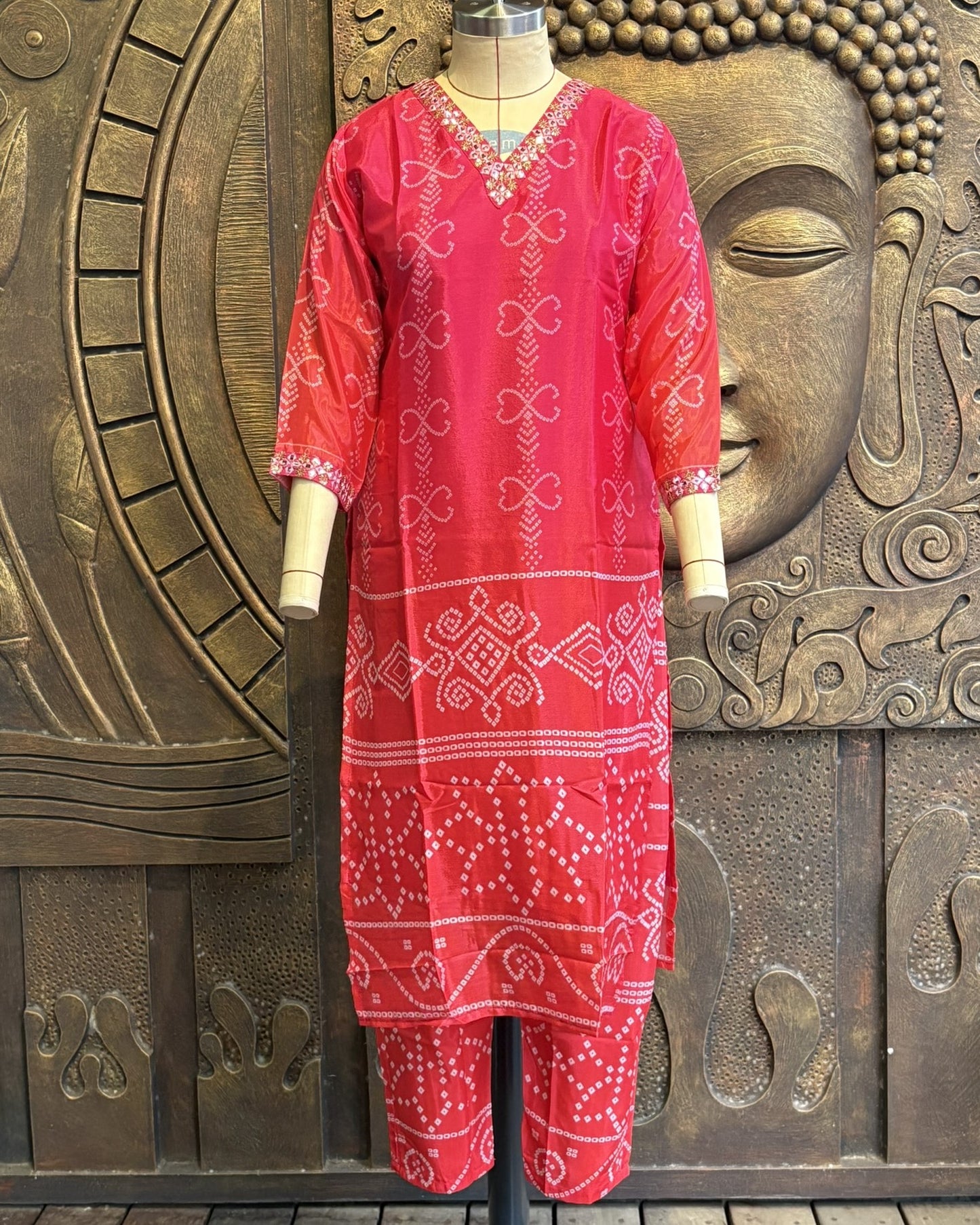 Red Rouge Kurthi Suit