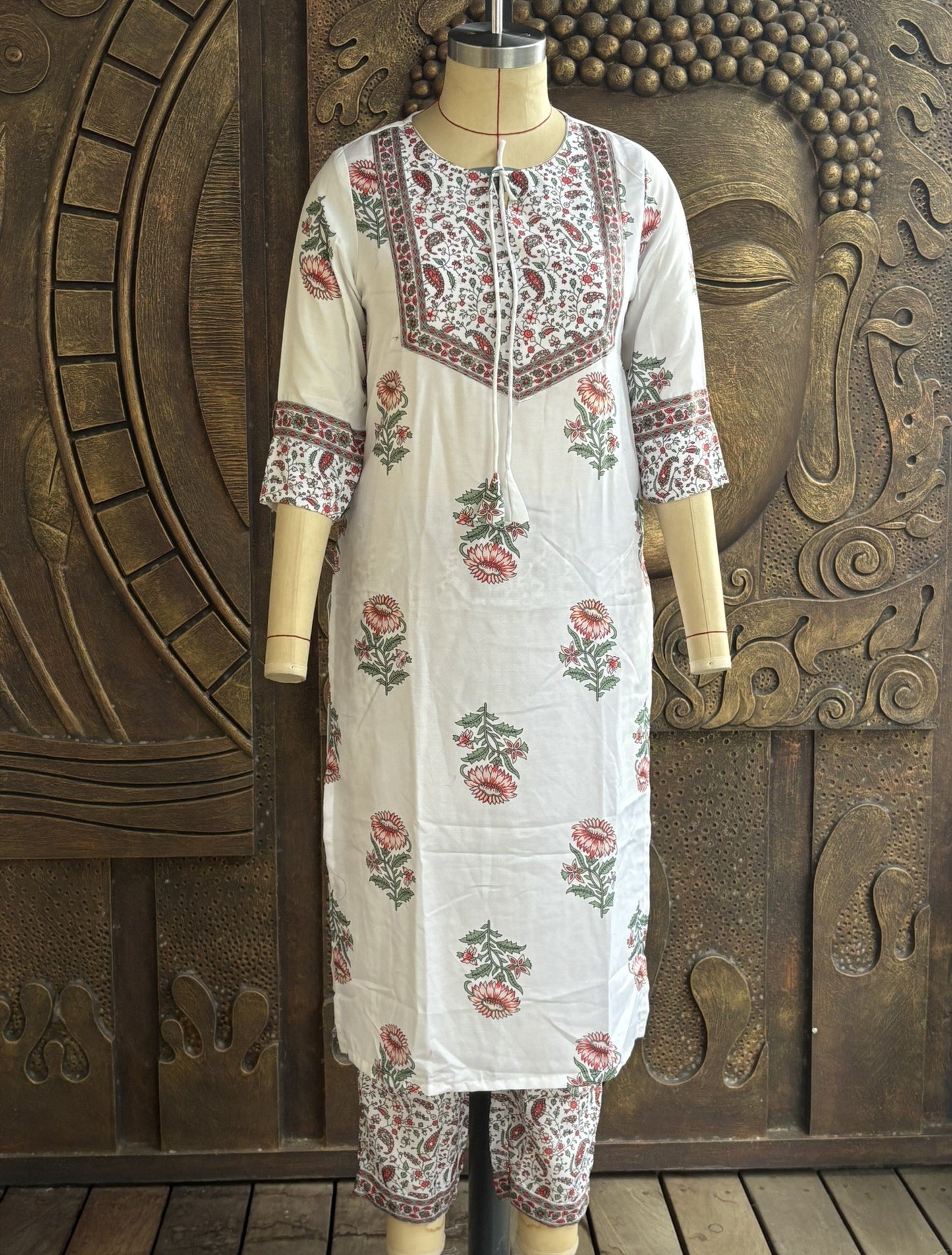 Ivory Charm Dress Suit Set