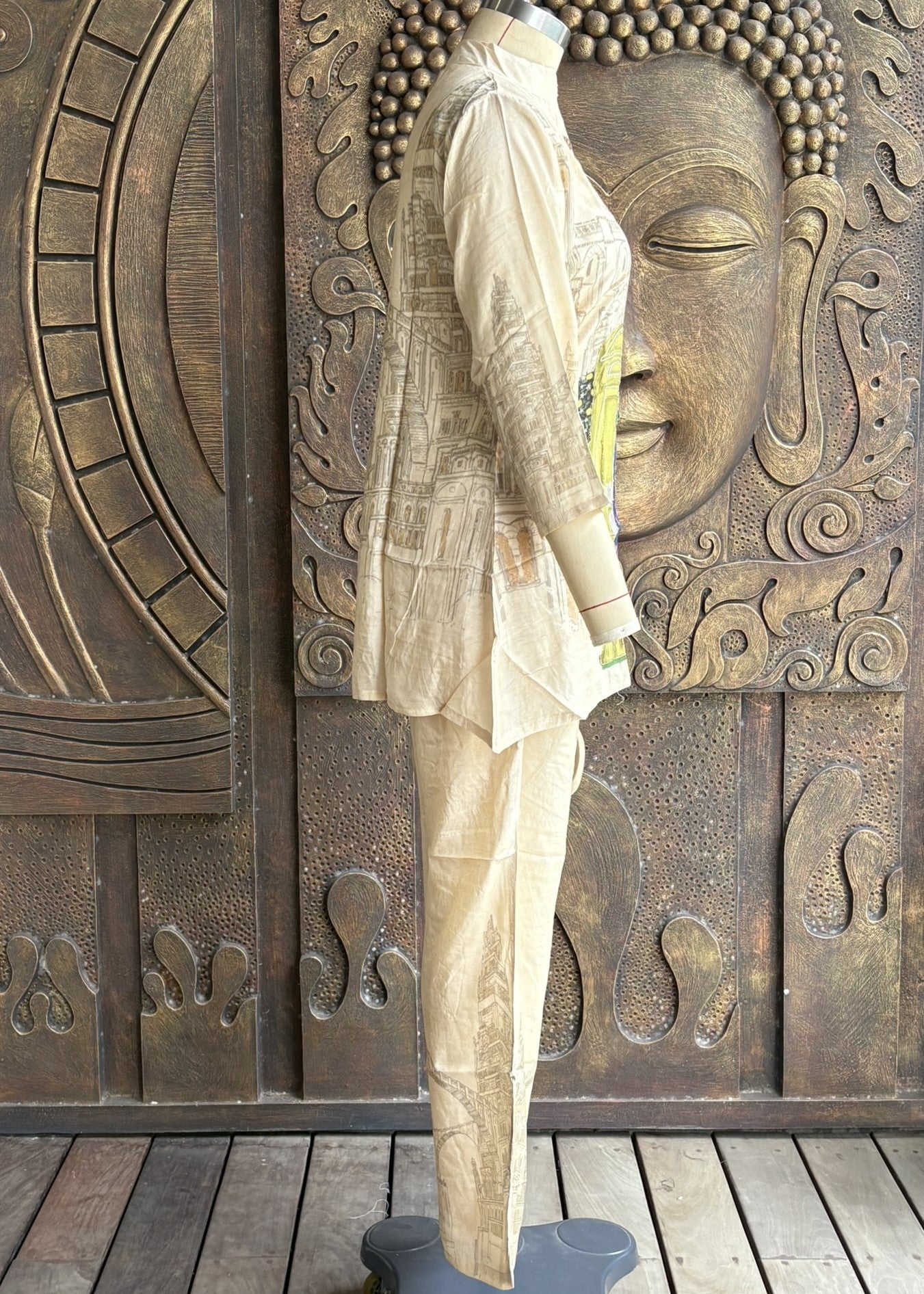 Beige Maiden Coord Set