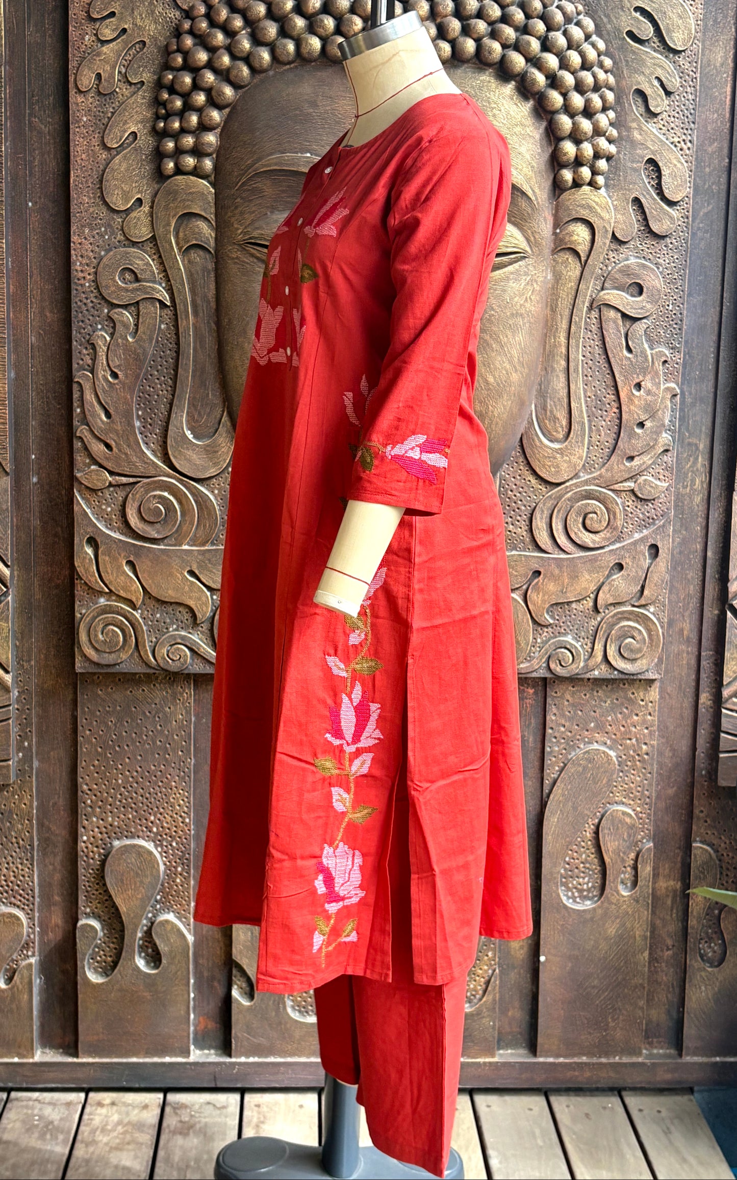 Rust Lotus Coord Set