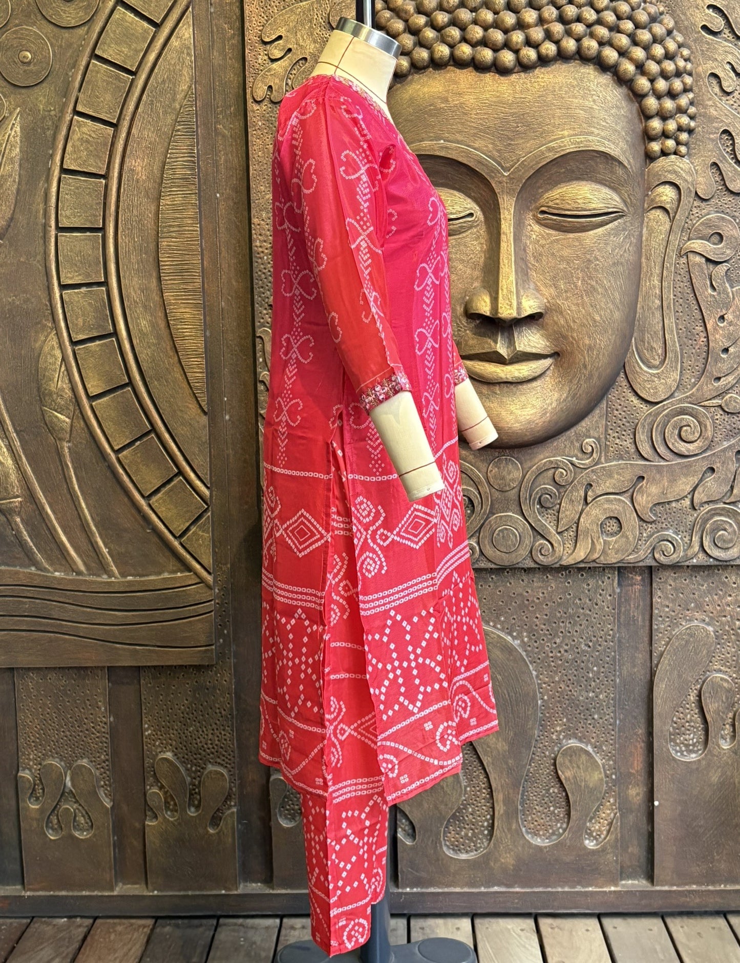 Red Rouge Kurthi Suit