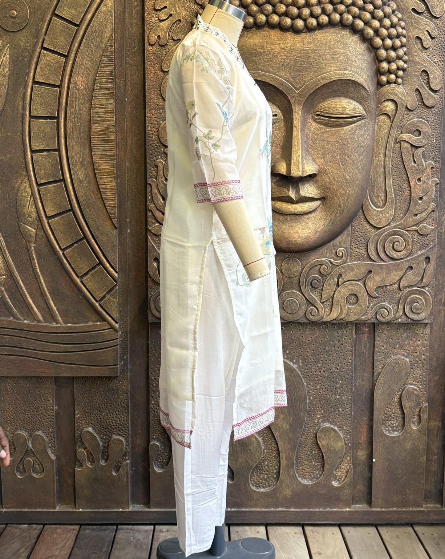 Ivory Garden Kurti Set