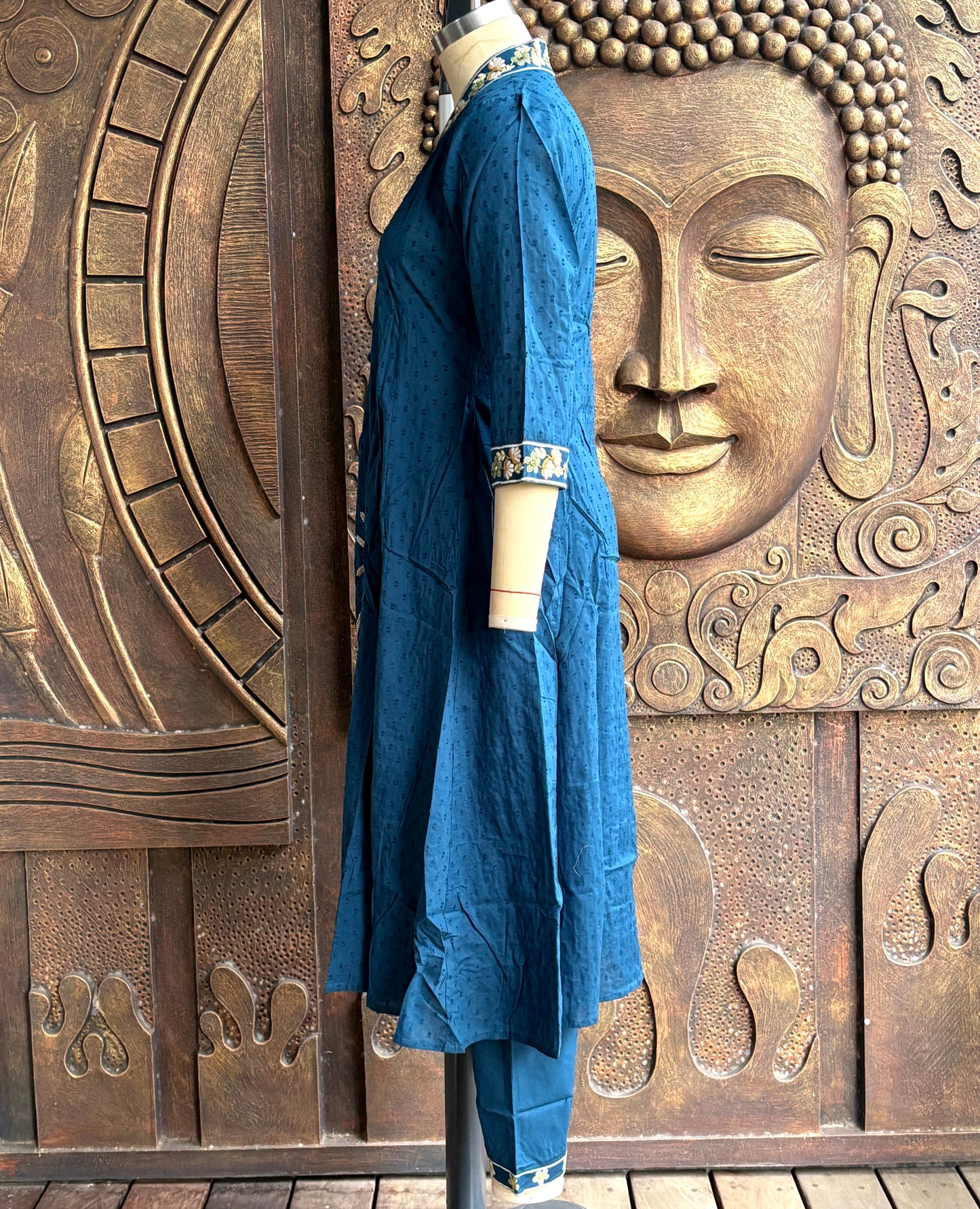 Prussian Midnight Bloom Suit Set