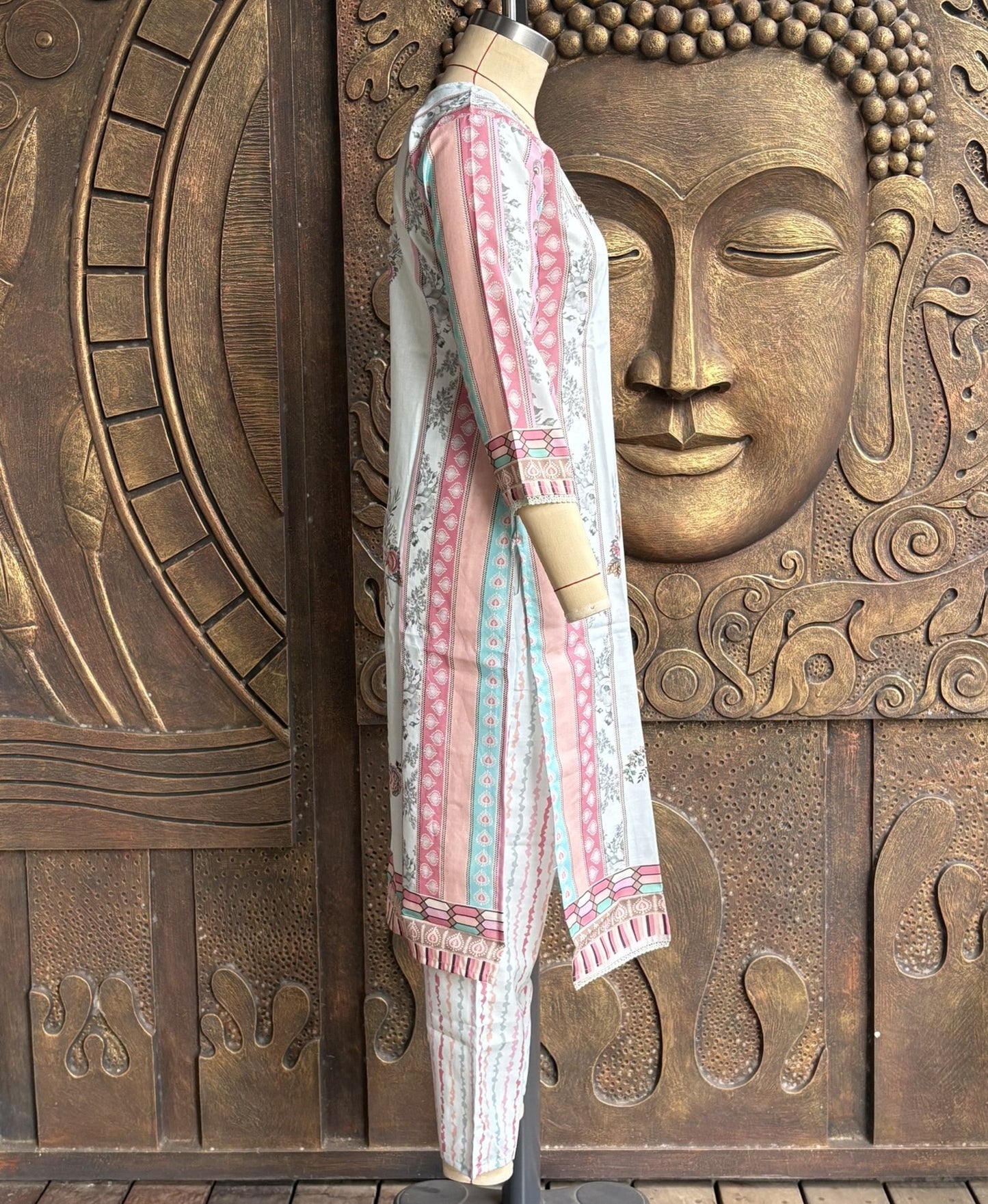 Mint Royal Kurthi Set