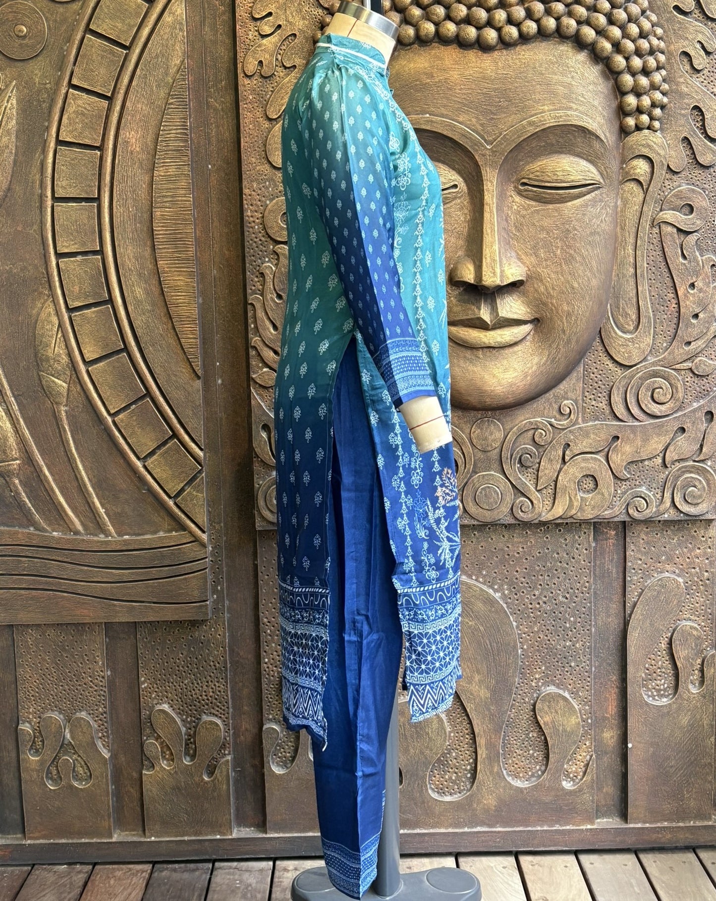 Midnight Teal Luxe Suit Set