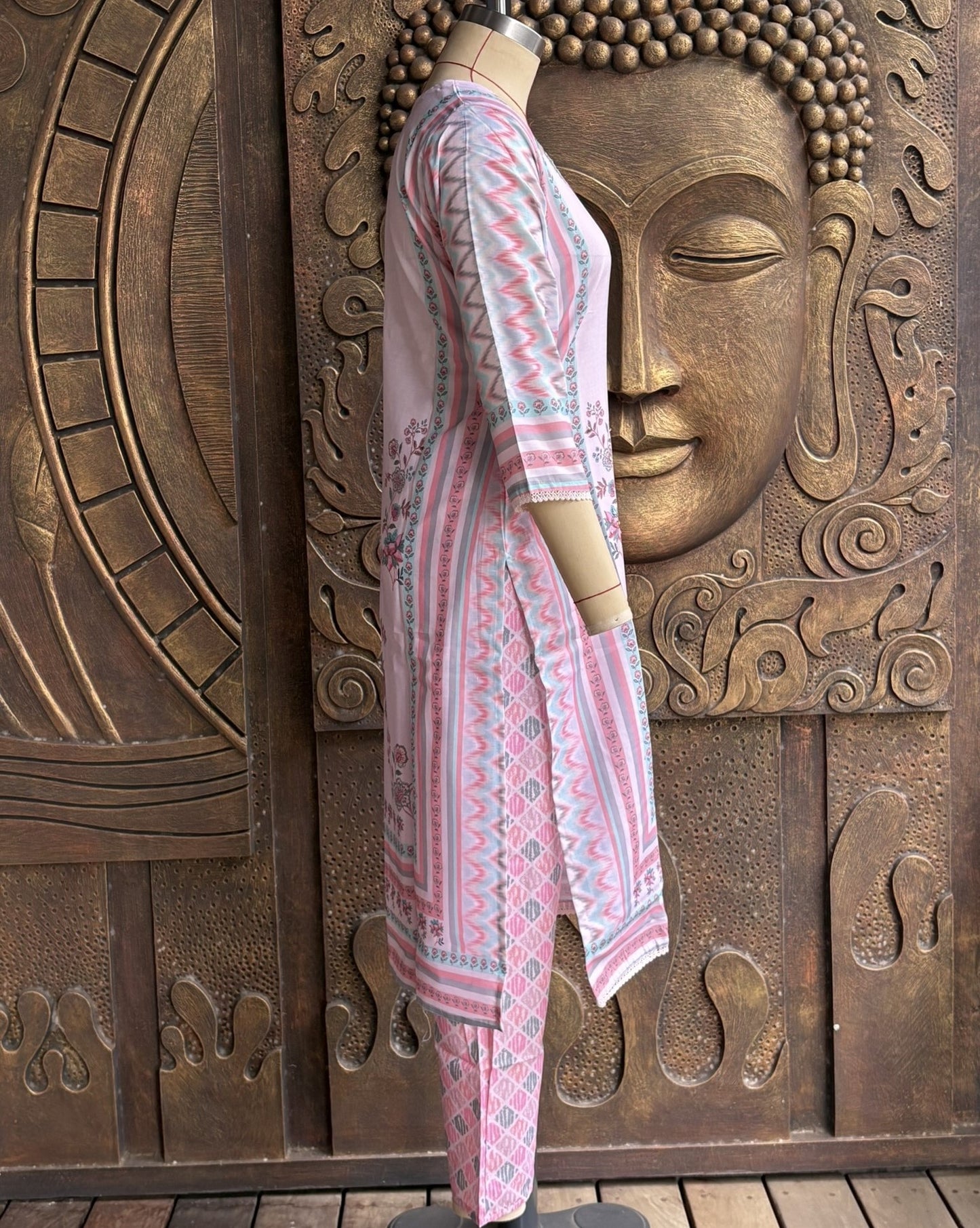 Rose Dew Kurtha Suit Set