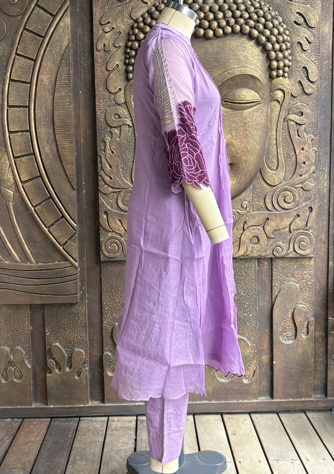Purple Premium Mulchandery Suit Set