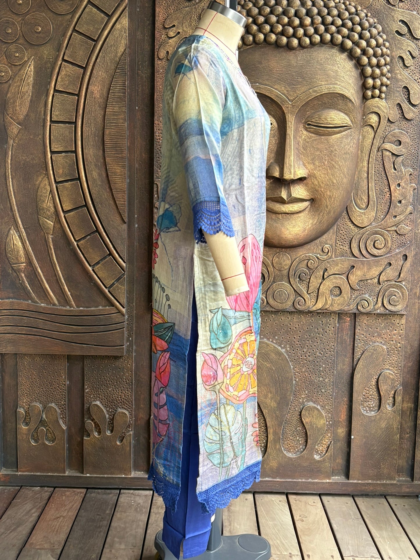 Blue Blossom Suit Set