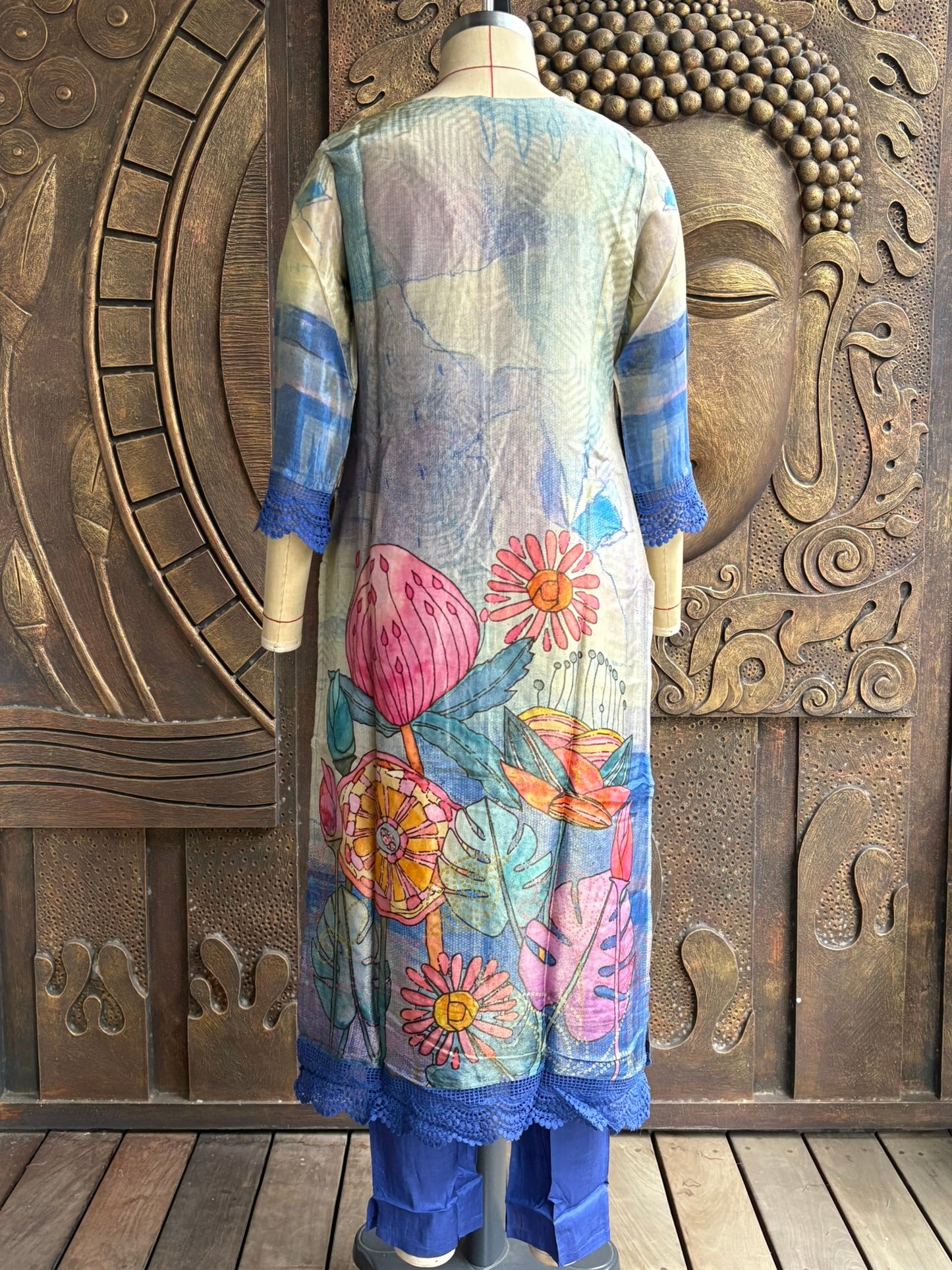 Blue Blossom Suit Set