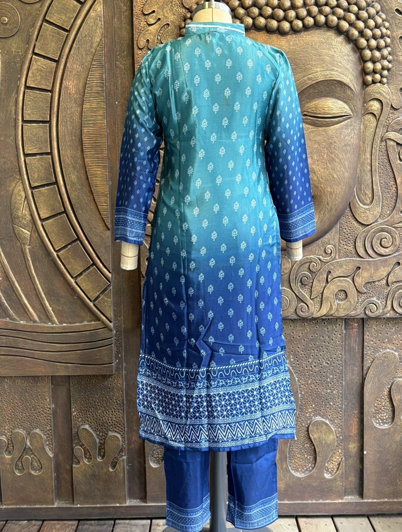 Midnight Teal Luxe Suit Set