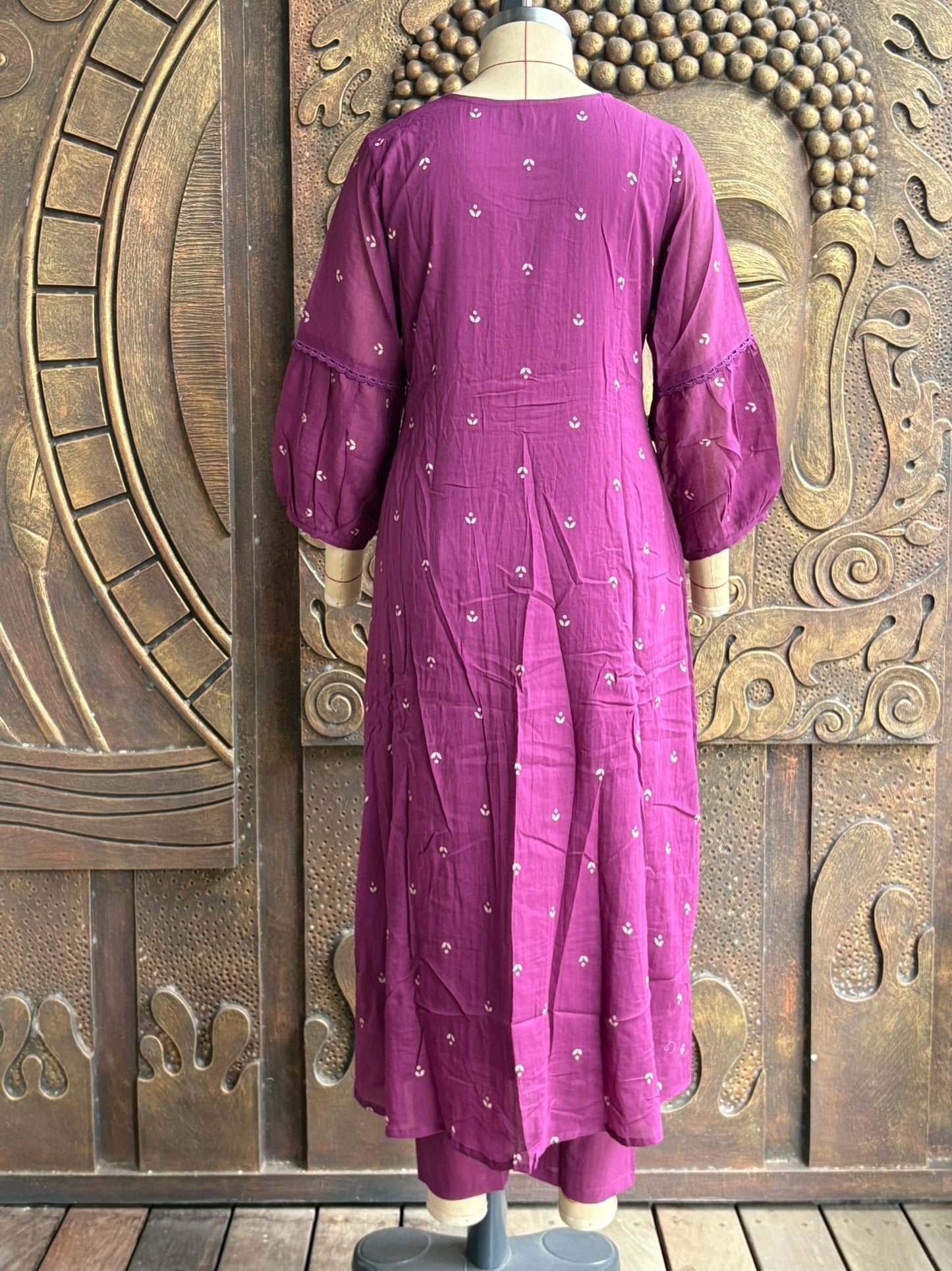 Purple Blossom Suit Set